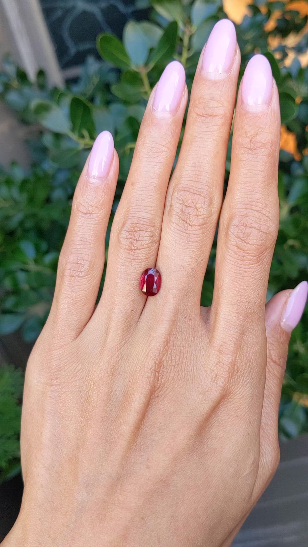 2.02 Ct. Ruby from Mozambique Size Video
