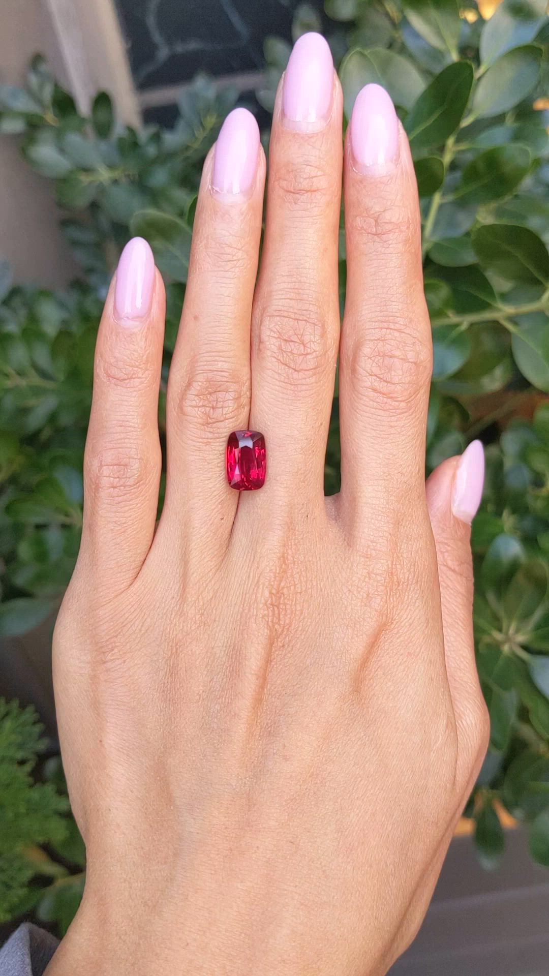 4.62 Ct. Ruby from Mozambique Size Video