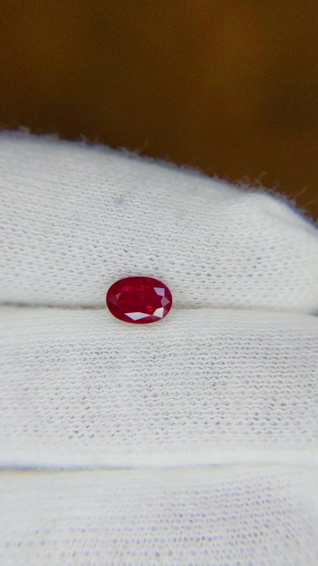 0.77 Ct. Ruby from Burma (Myanmar) Size Video
