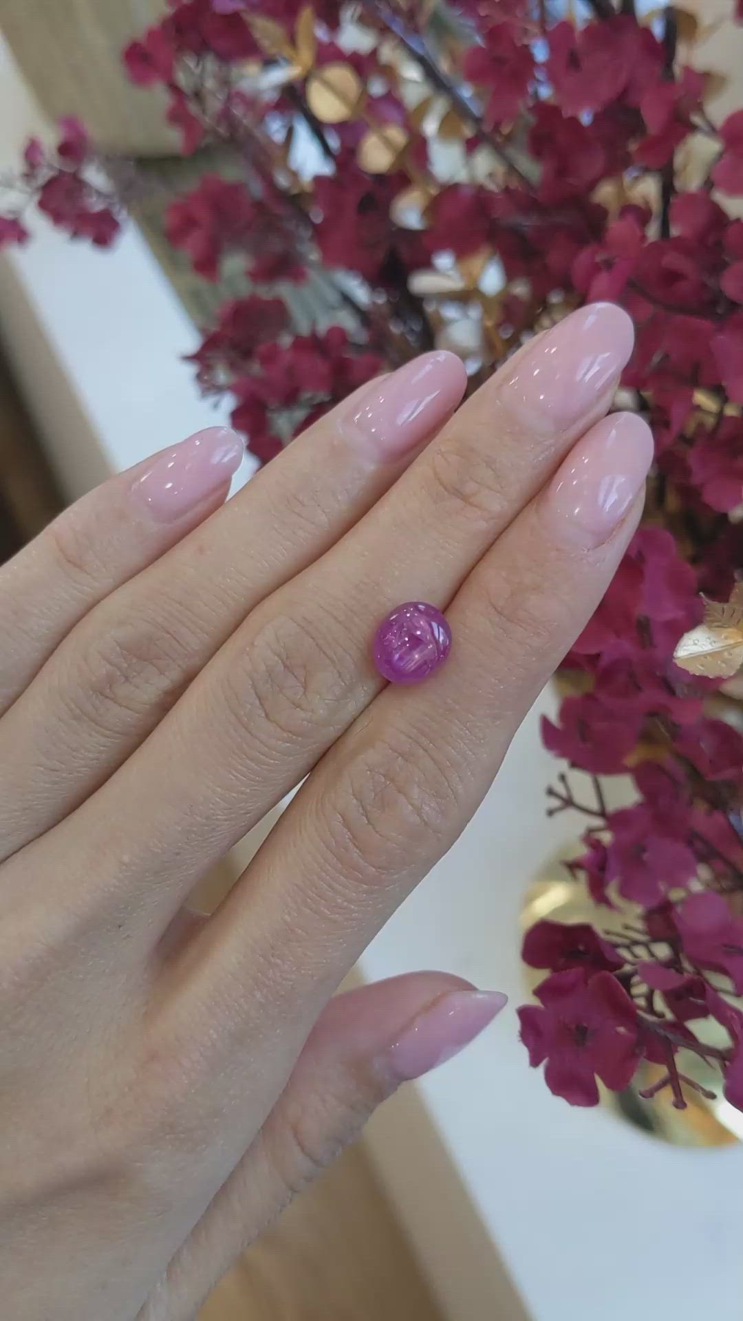 4.56 Ct. Star Ruby from Burma (Myanmar) Size Video