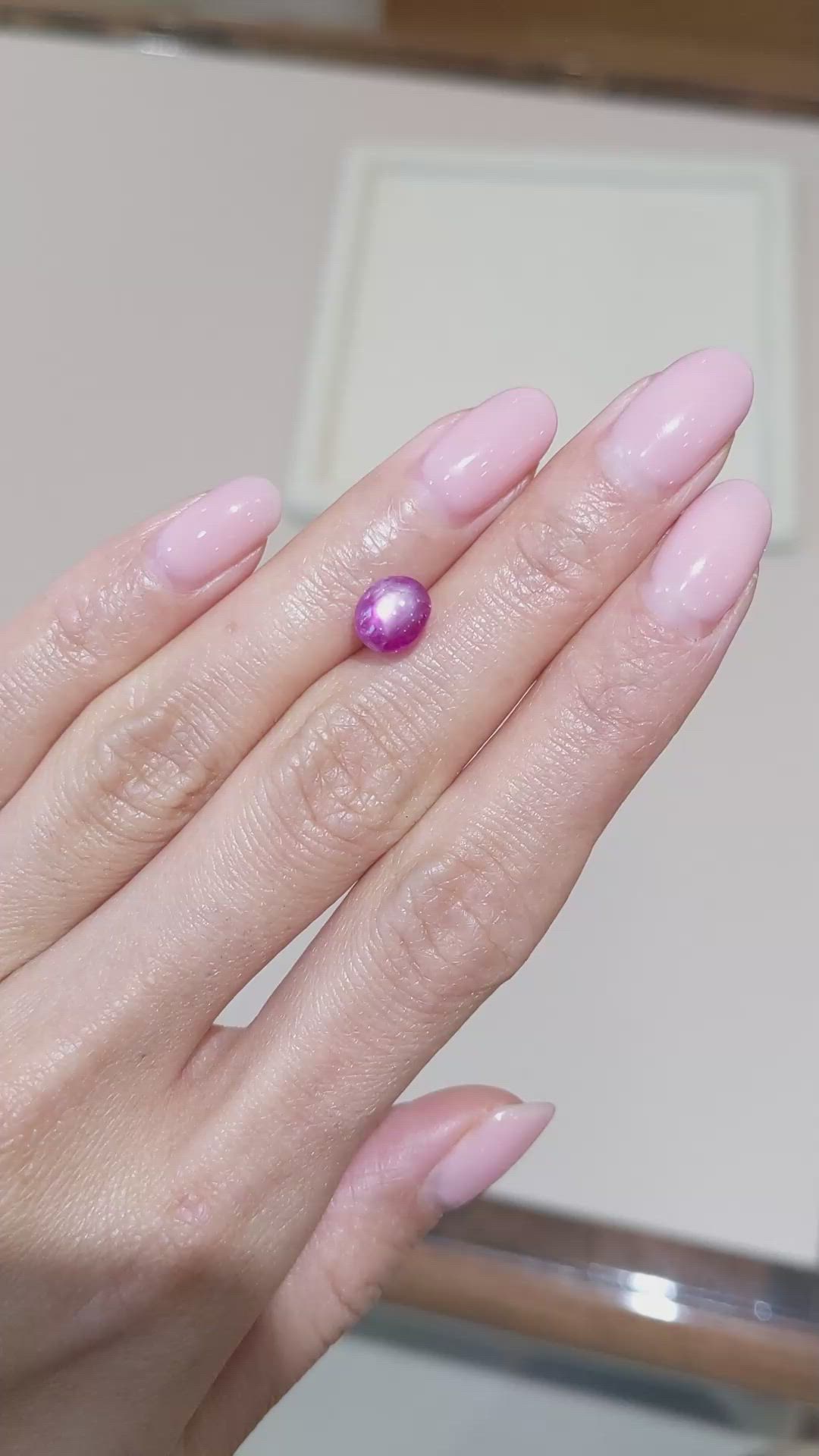 3.06 Ct. Star Ruby from Burma (Myanmar) Size Video