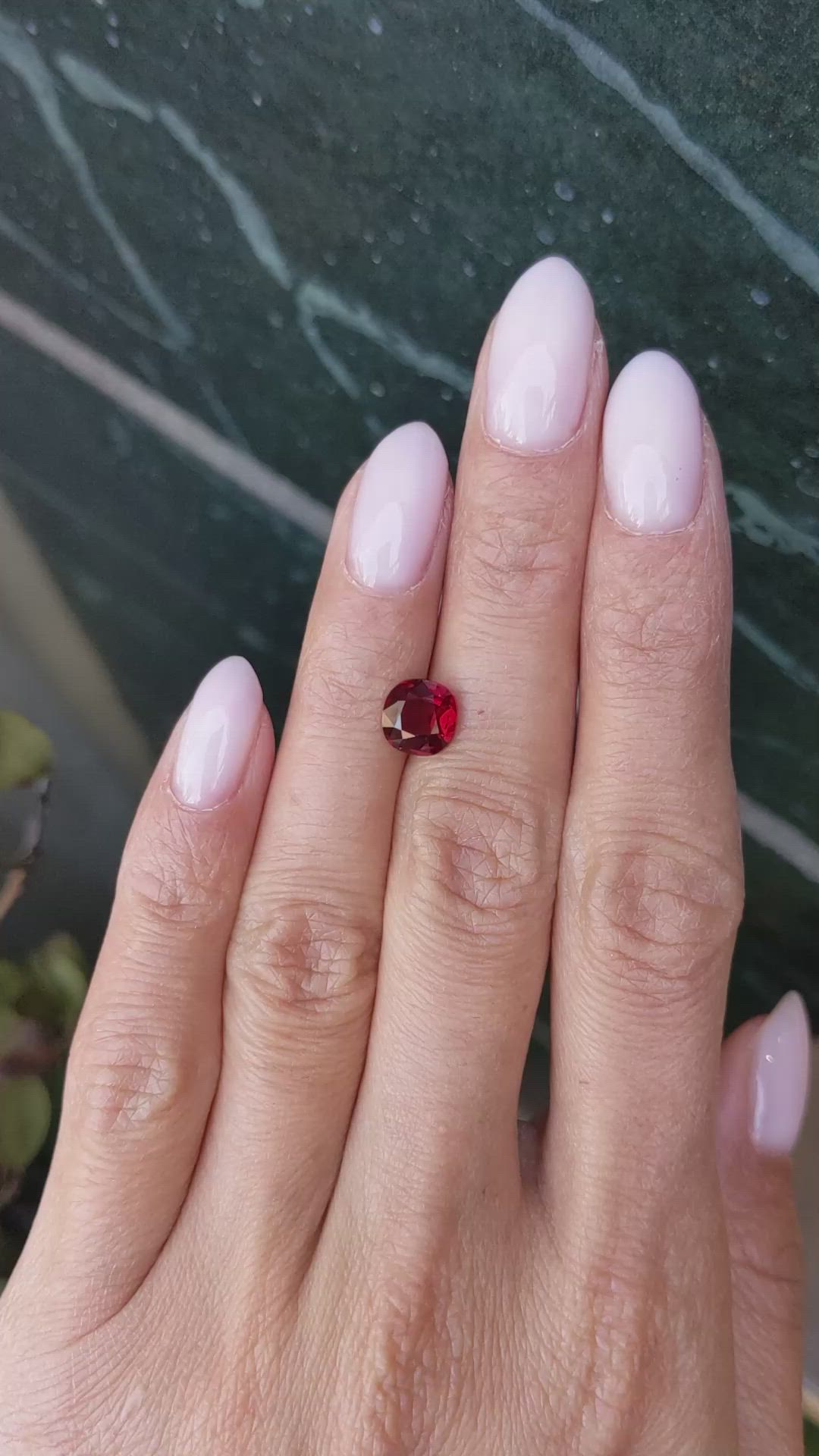 2.03 Ct. Ruby from Mozambique Size Video