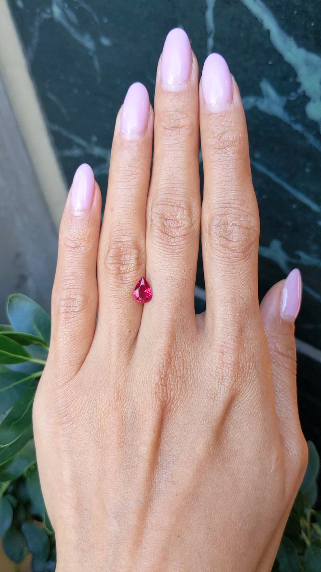 1.20 Ct. Ruby from Mozambique Size Video