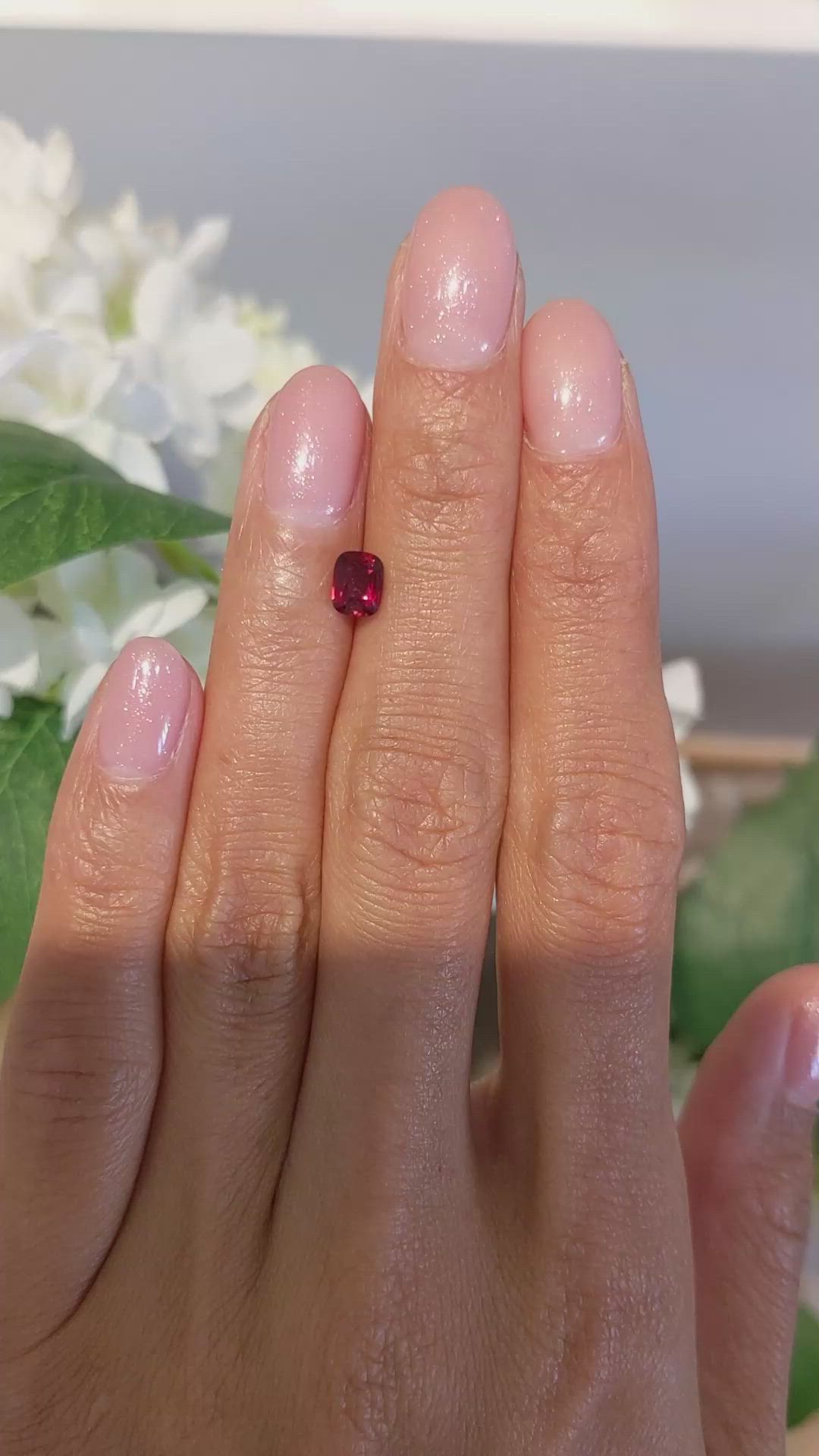 1.01 Ct. Ruby from Mozambique Size Video