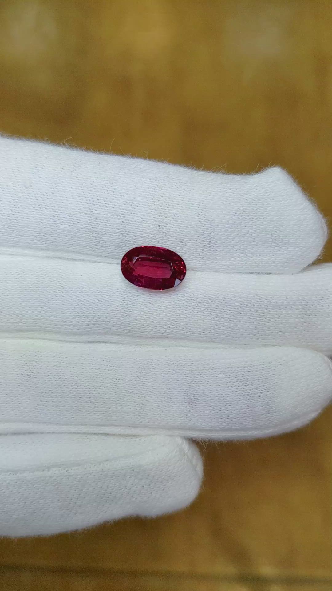 3.02 Ct. Ruby from Mozambique Size Video