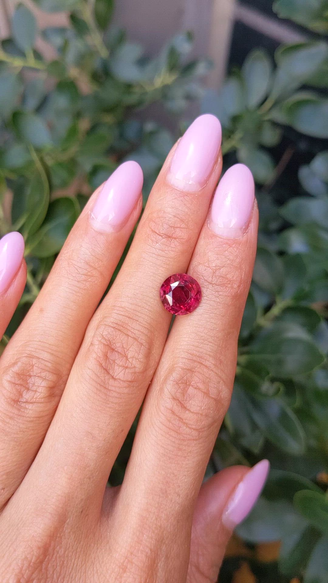 3.18 Ct. Ruby from Thailand Size Video