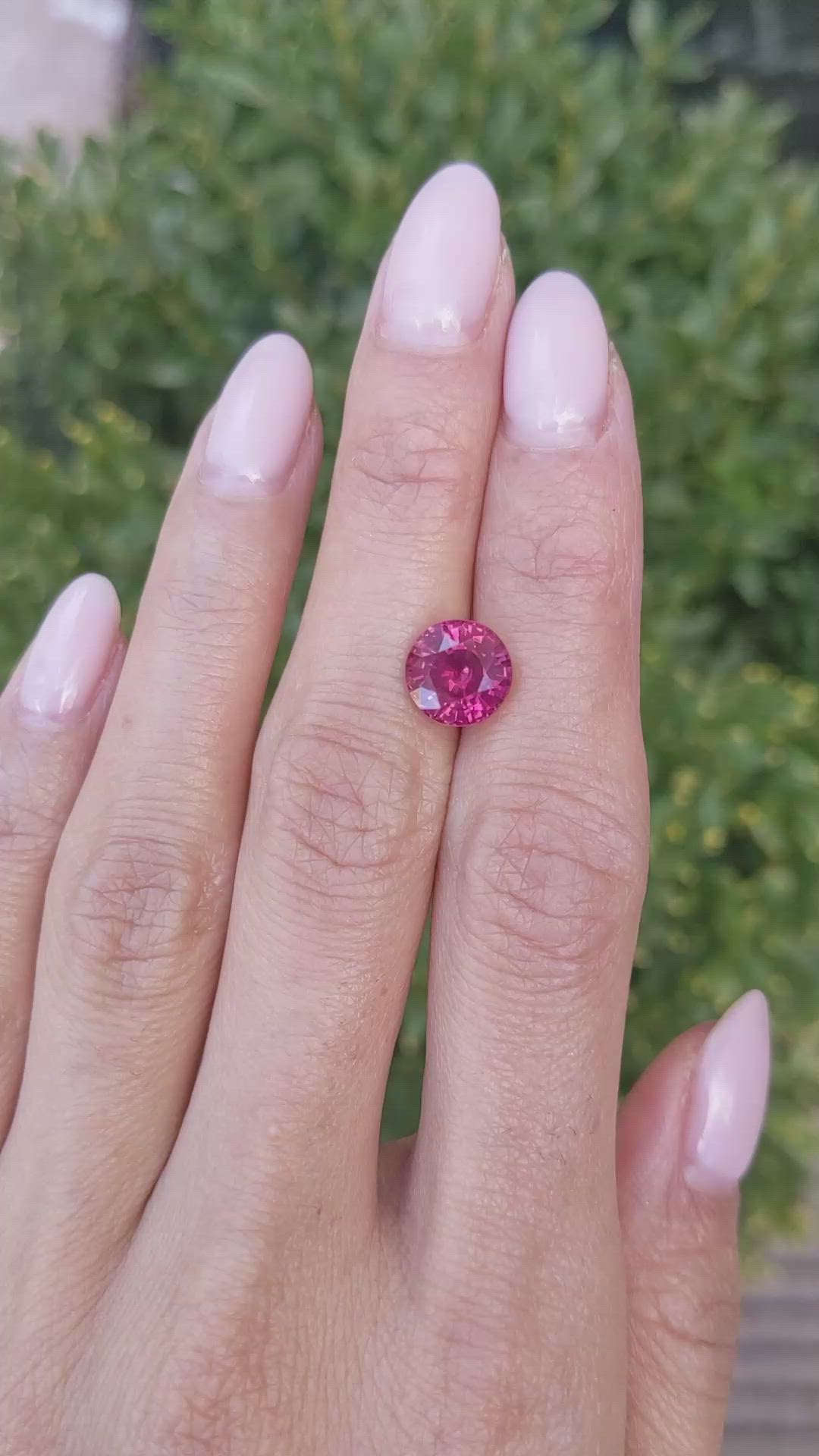 3.73 Ct. Ruby from Mozambique Size Video