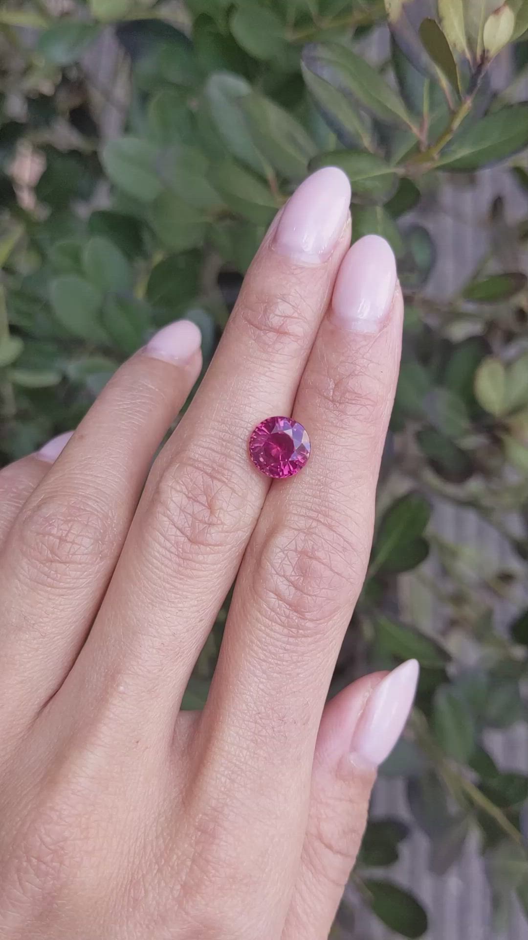 3.73 Ct. Ruby from Mozambique Size Video