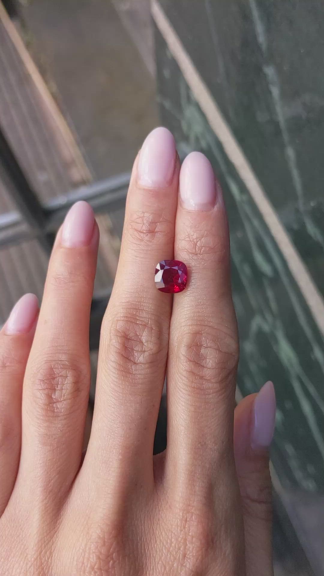 2.92 Ct. Ruby from Burma (Myanmar) Size Video