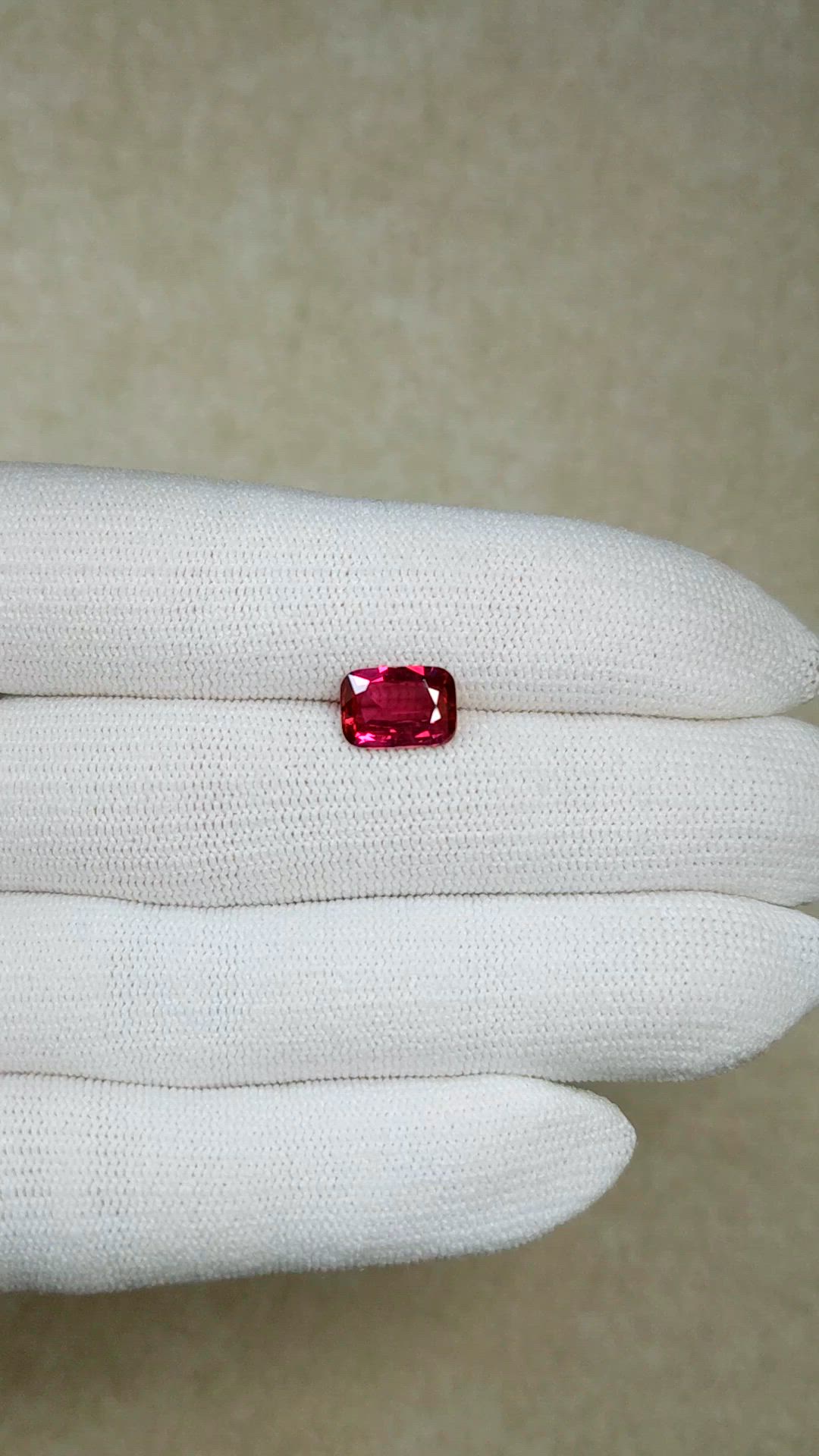 2.46 Ct. Ruby from Mozambique Size Video