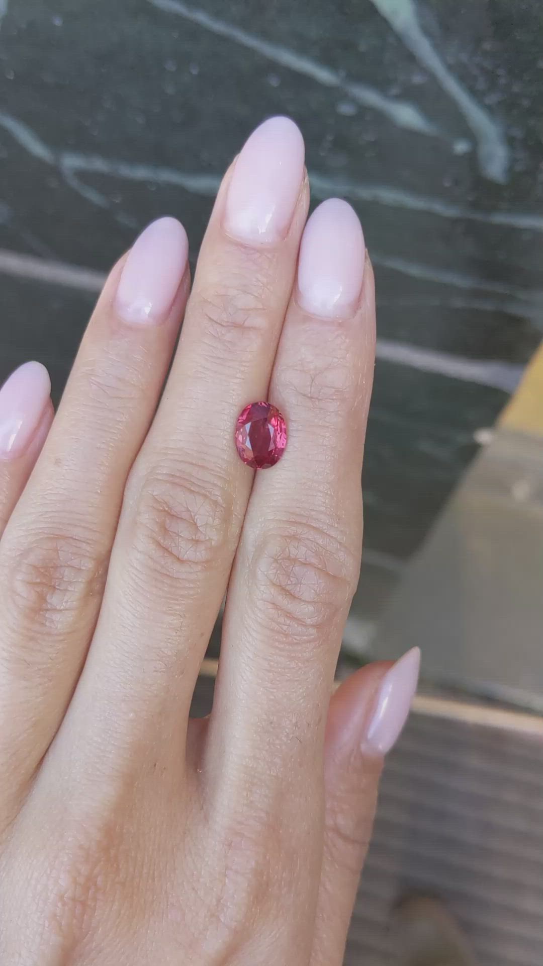 2.13 Ct. Ruby from Mozambique Size Video