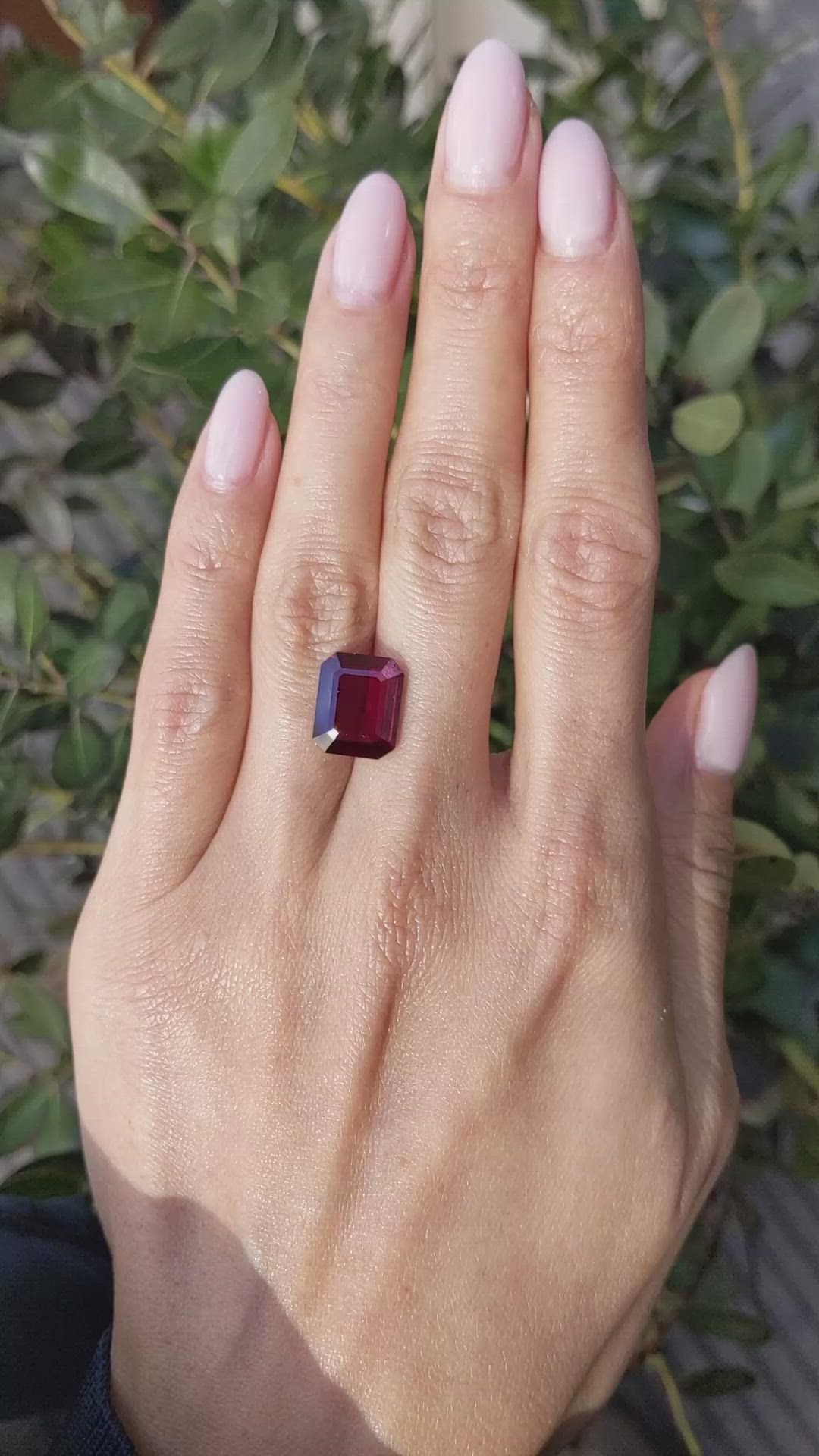 6.23 Ct. Ruby from Mozambique Size Video
