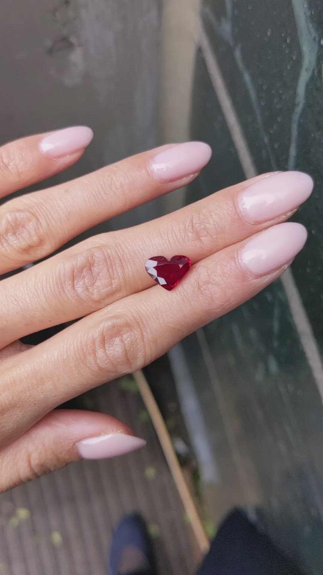 3.03 Ct. Ruby from Mozambique Size Video