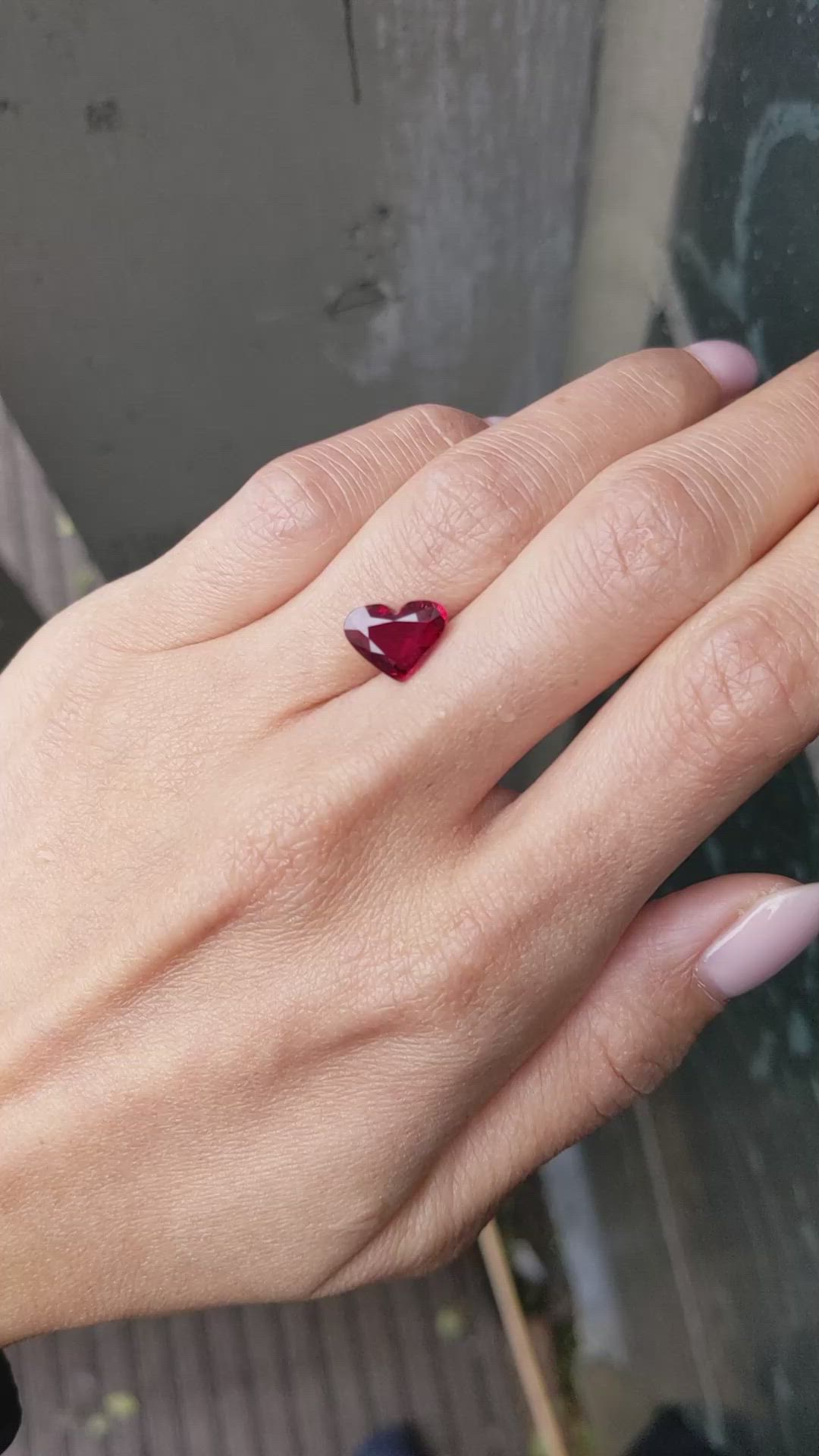 3.03 Ct. Ruby from Mozambique Size Video