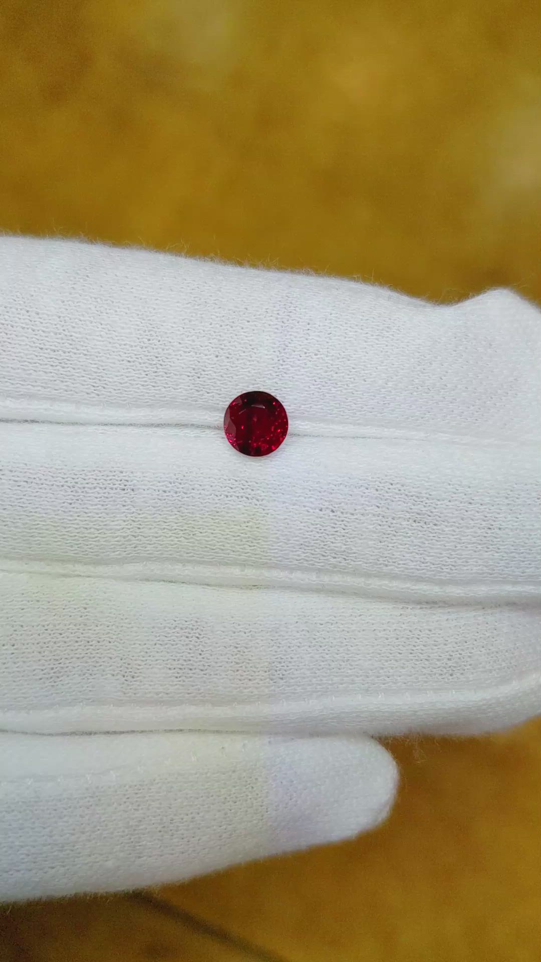 1.42 Ct. Ruby from Burma (Myanmar) Size Video