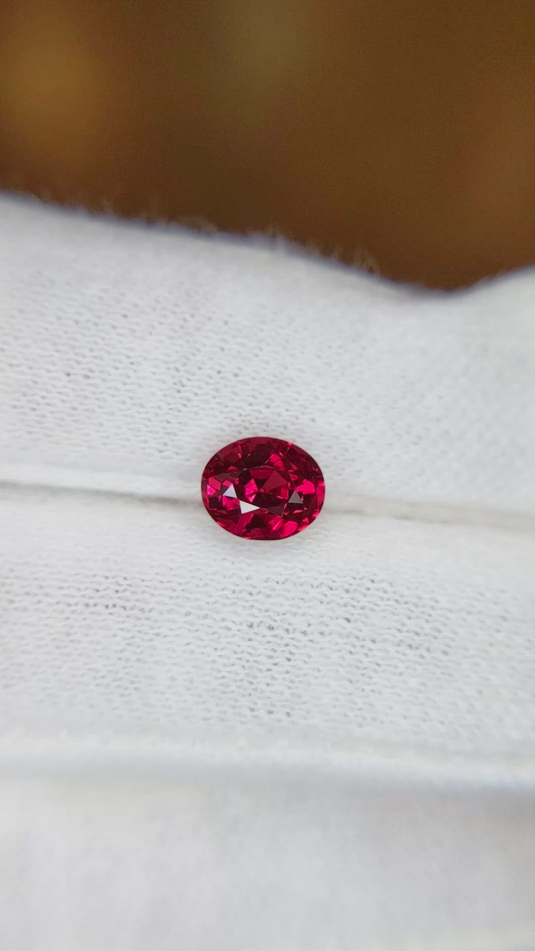 1.56 Ct. Ruby from Mozambique Size Video