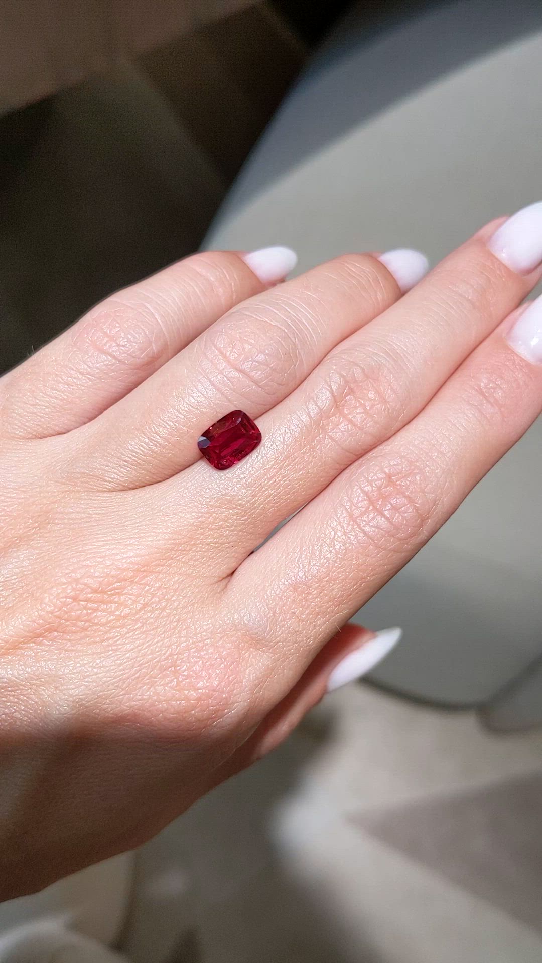 2.01 Ct. Ruby from Mozambique Size Video