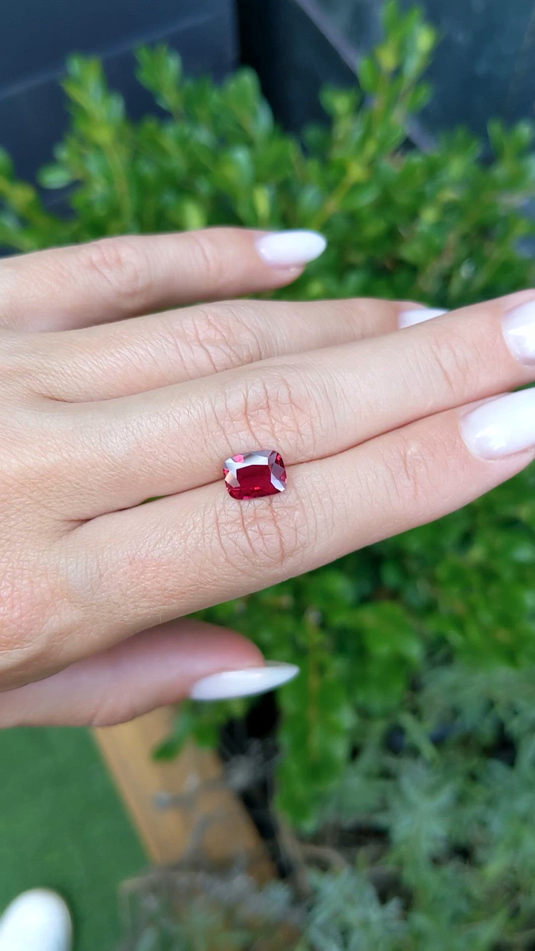 2.01 Ct. Ruby from Mozambique Size Video