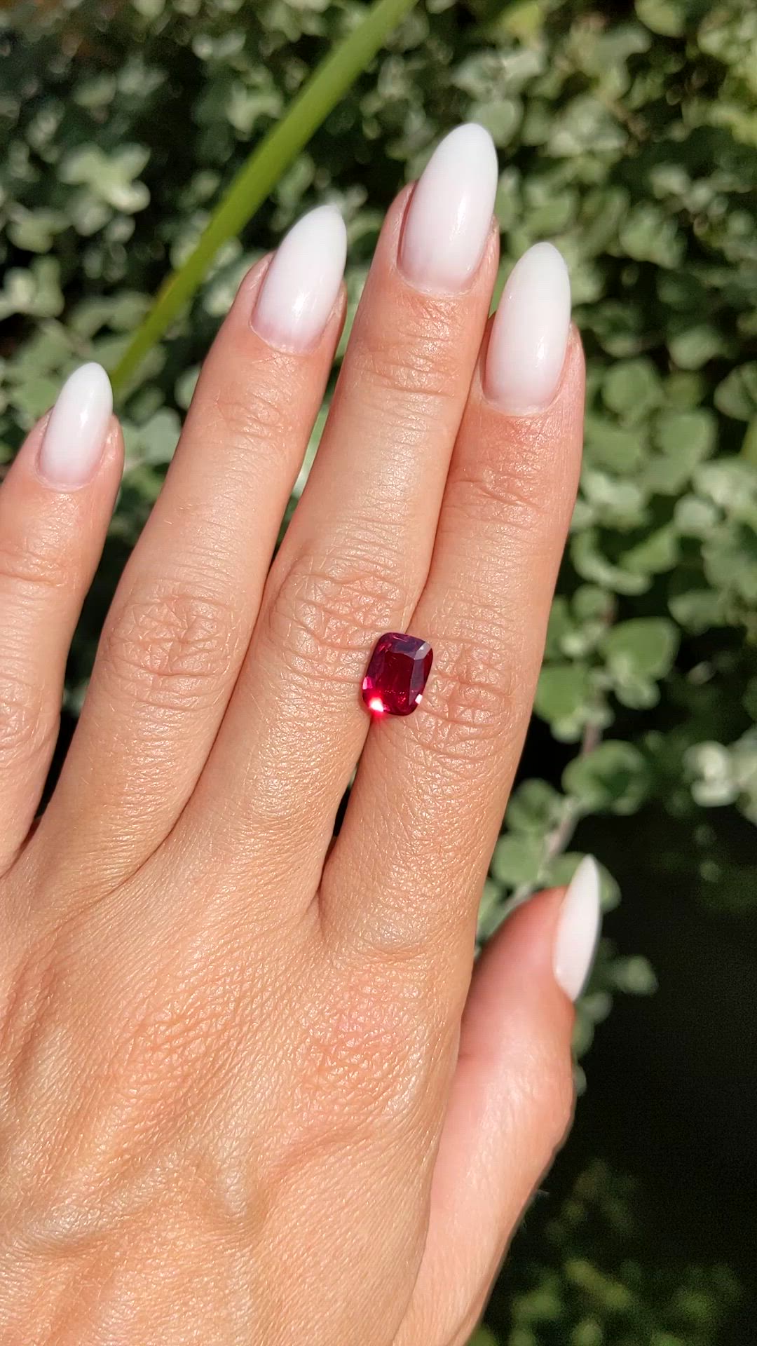 2.01 Ct. Ruby from Mozambique Size Video