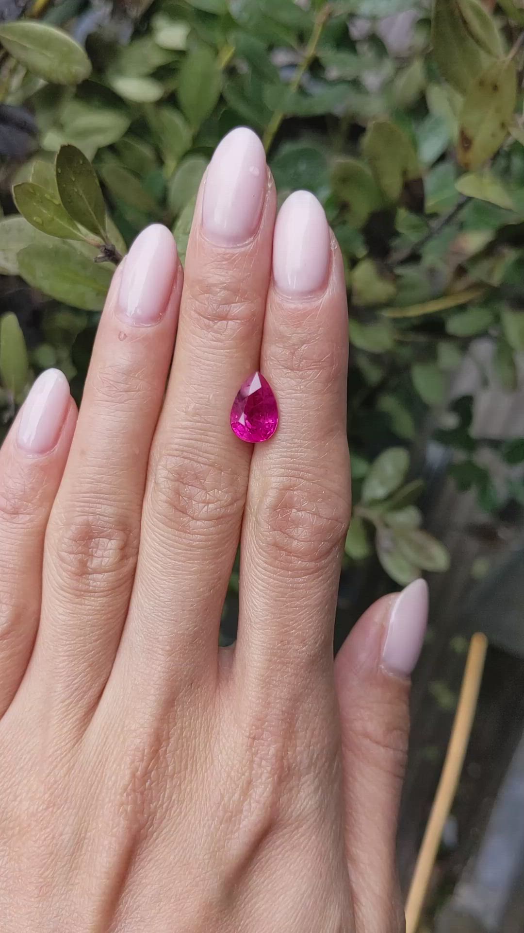 3.29 Ct. Ruby from Burma (Myanmar) Size Video