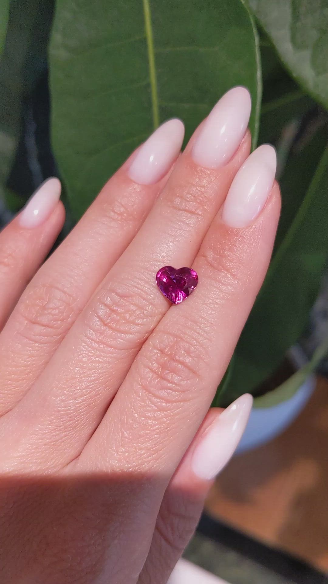 2.14 Ct. Pinkish Red Ruby from Mozambique Size Video