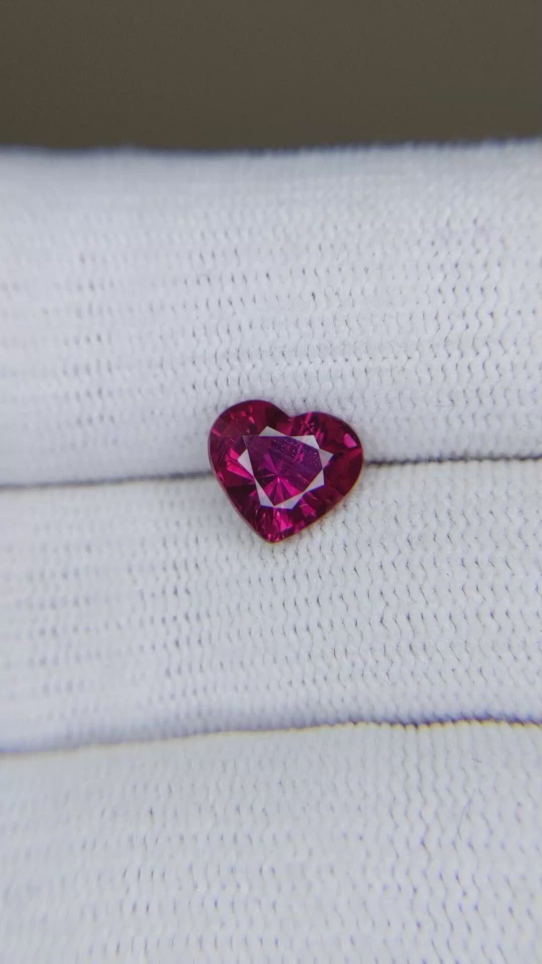 2.14 Ct. Pinkish Red Ruby from Mozambique Size Video