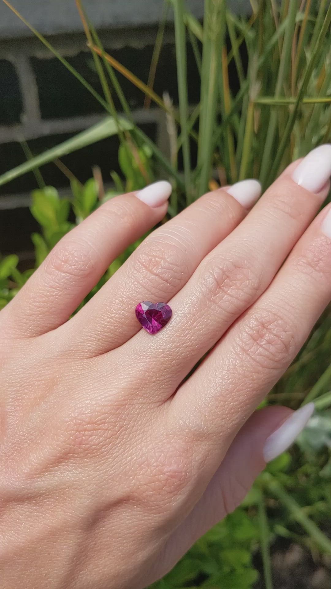 2.14 Ct. Pinkish Red Ruby from Mozambique Size Video