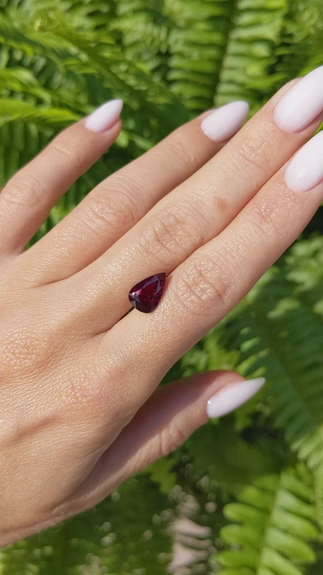 3.22 Ct. Ruby from Mozambique Size Video