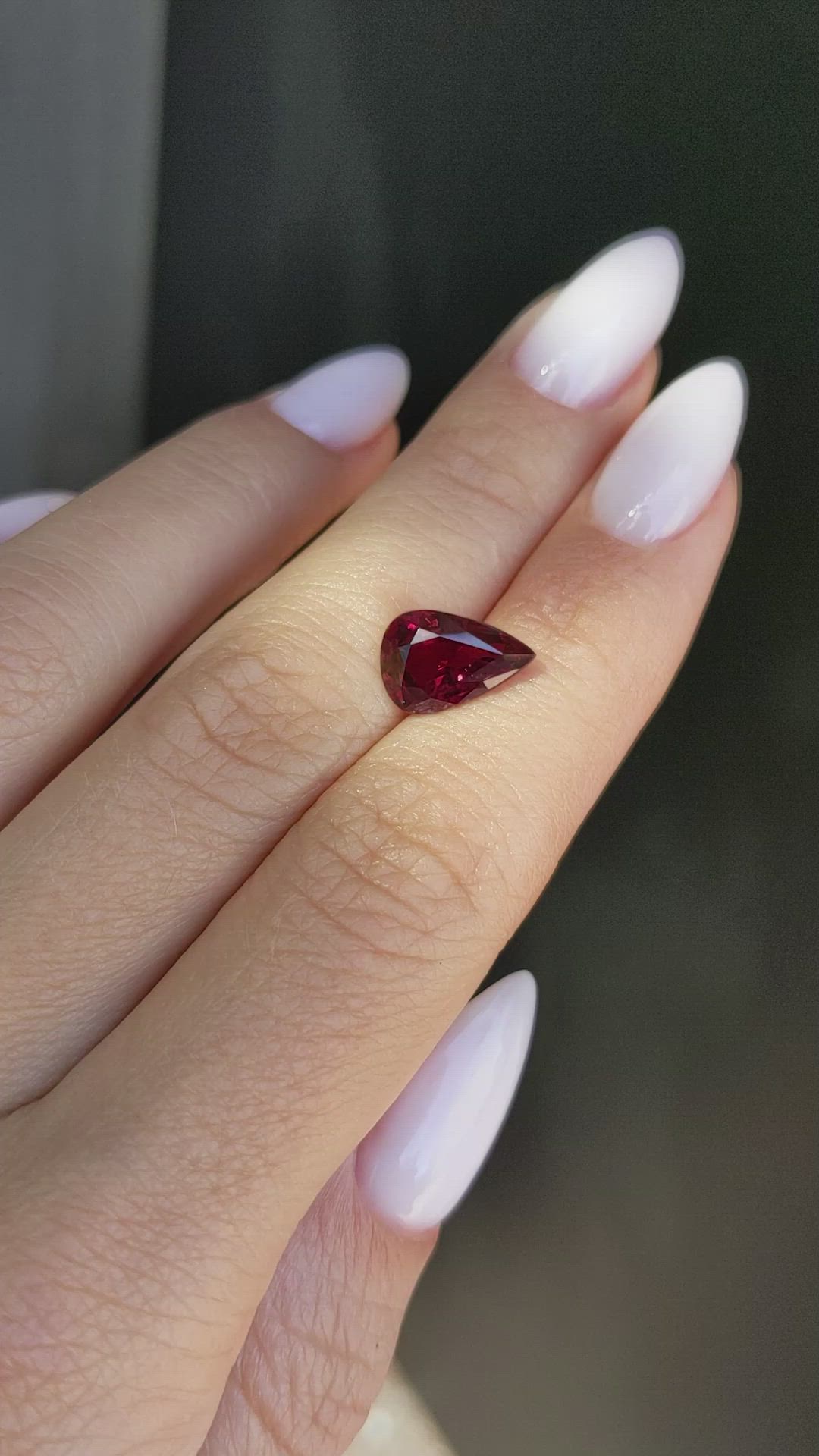 3.22 Ct. Ruby from Mozambique Size Video