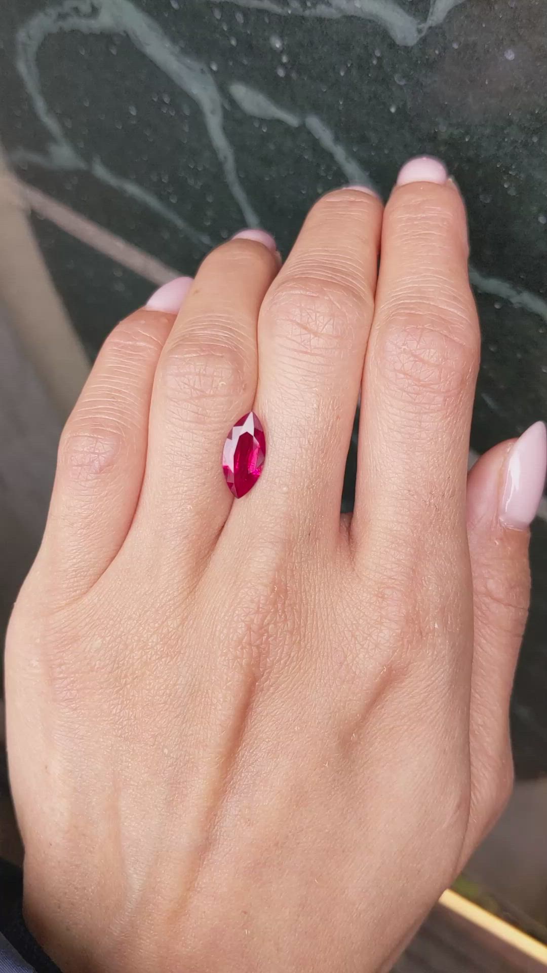 2.16 Ct. Ruby from Burma (Myanmar) Size Video