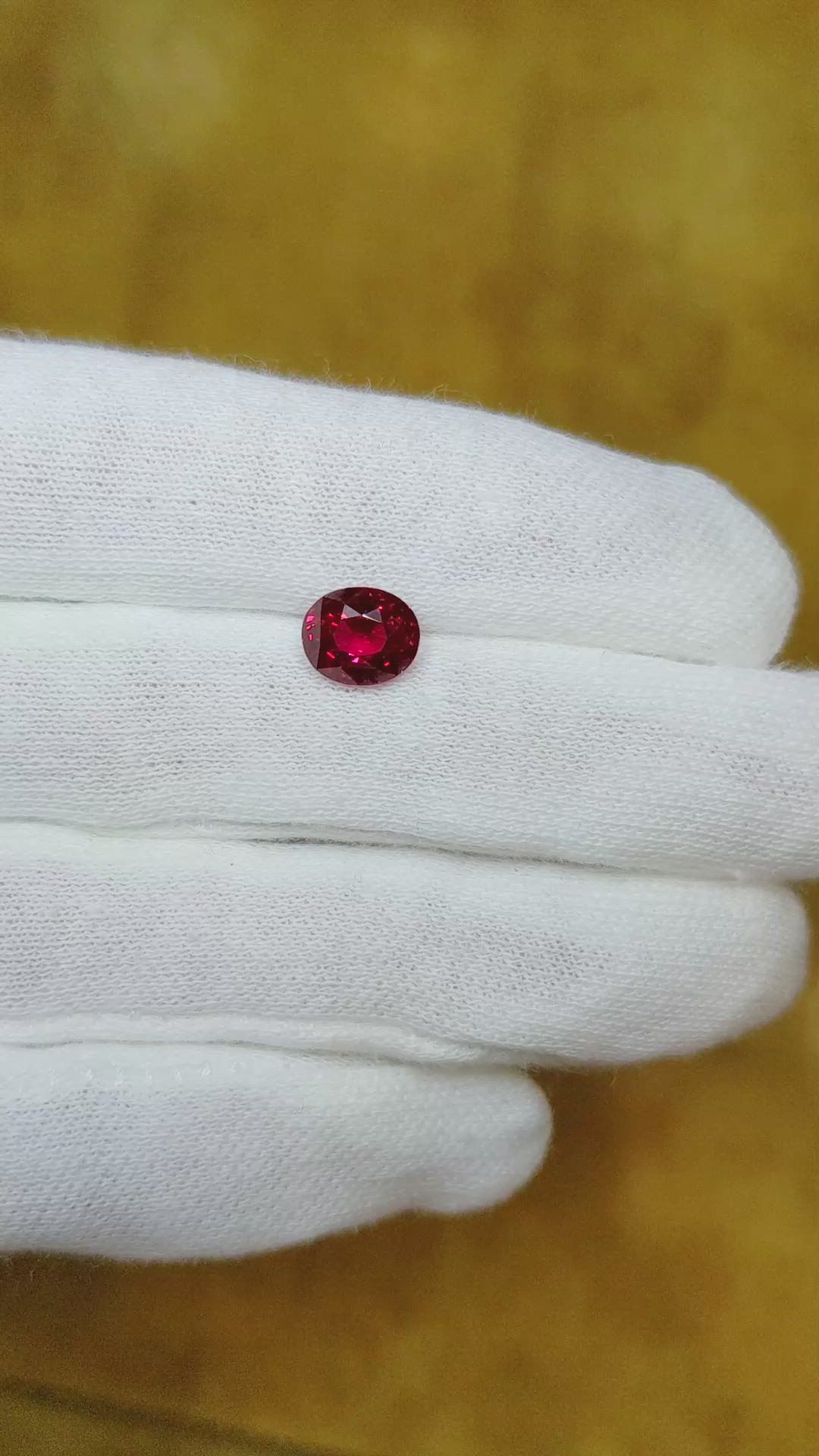 2.02 Ct. Ruby from Mozambique Size Video