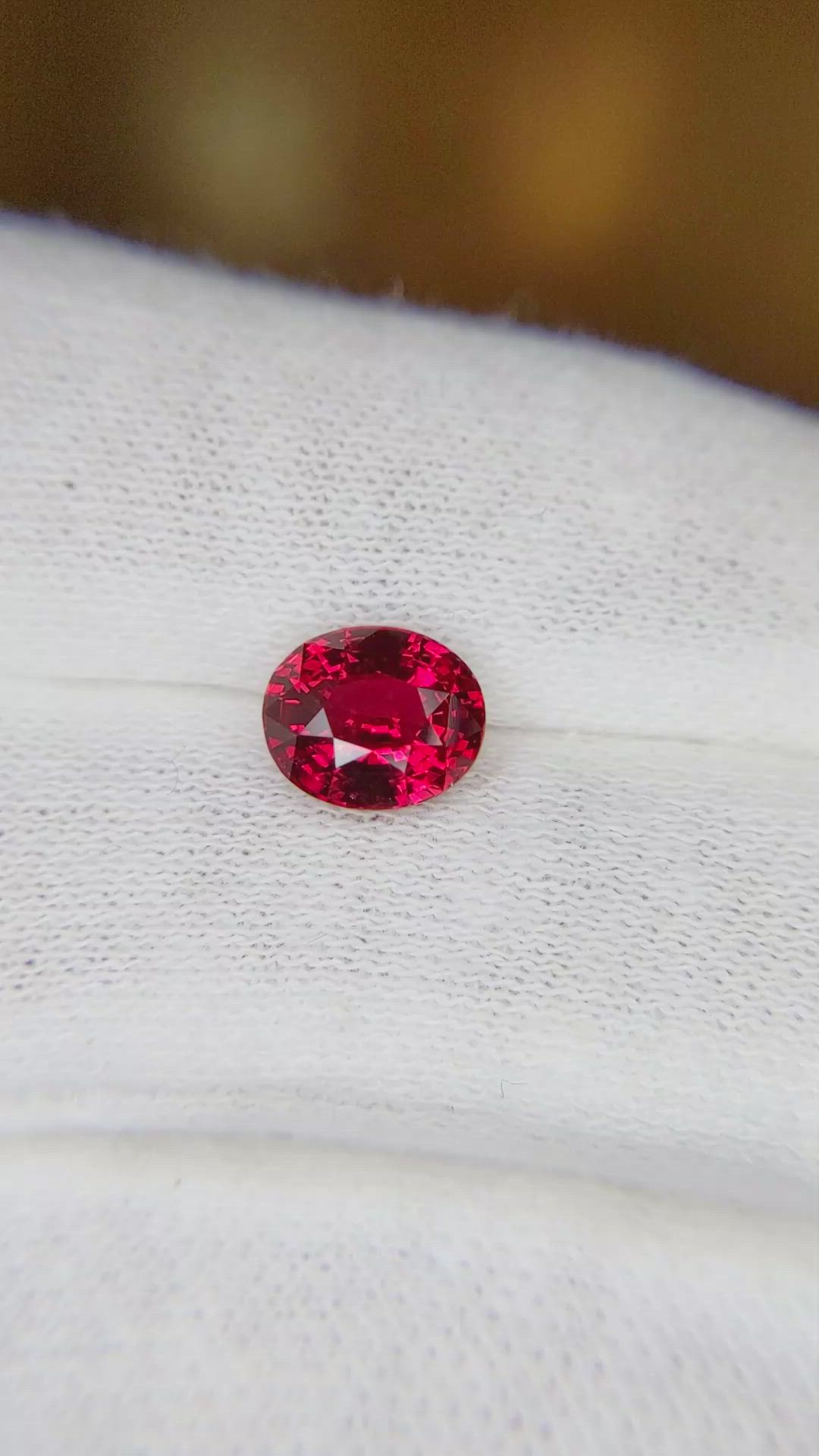 2.02 Ct. Ruby from Mozambique Size Video