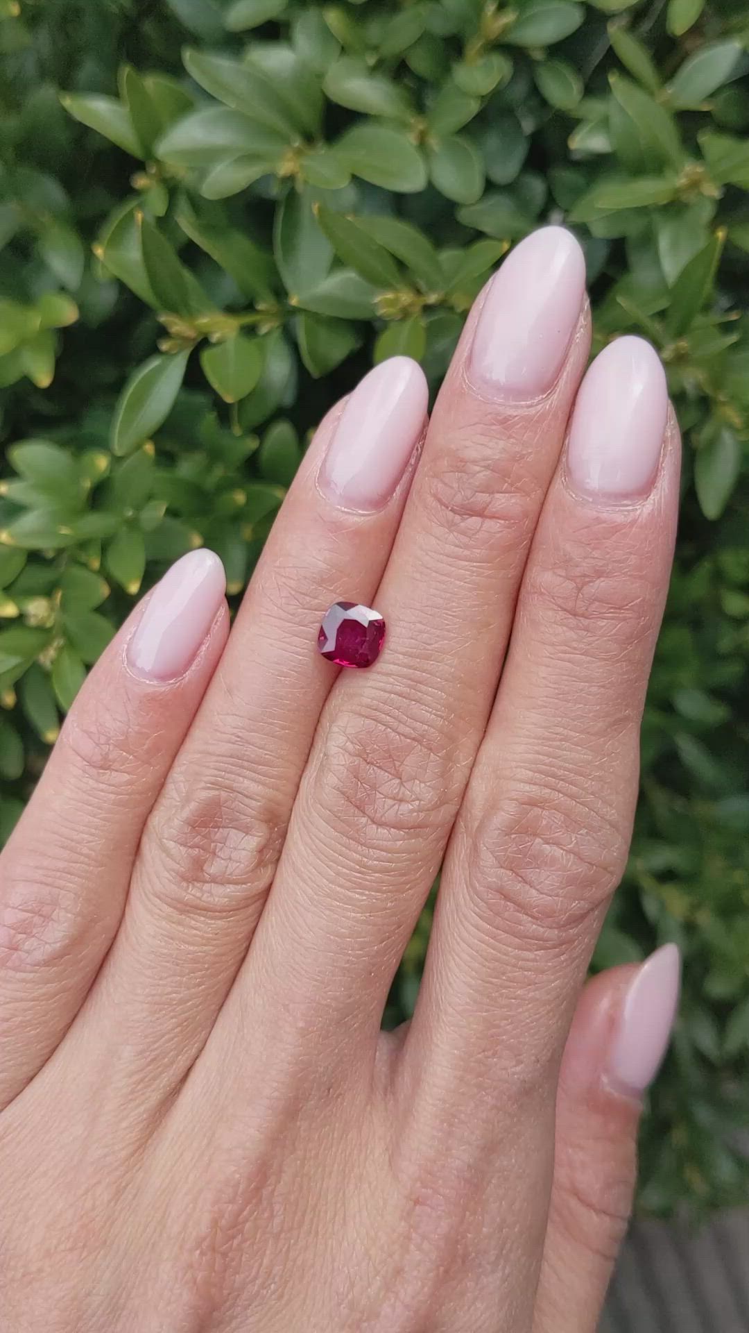 1.21 Ct. Ruby from Mozambique Size Video