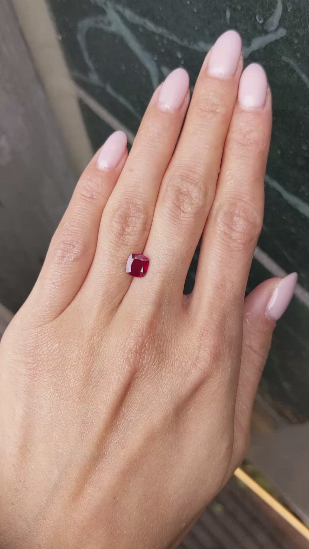1.50 Ct. Ruby from Mozambique Size Video