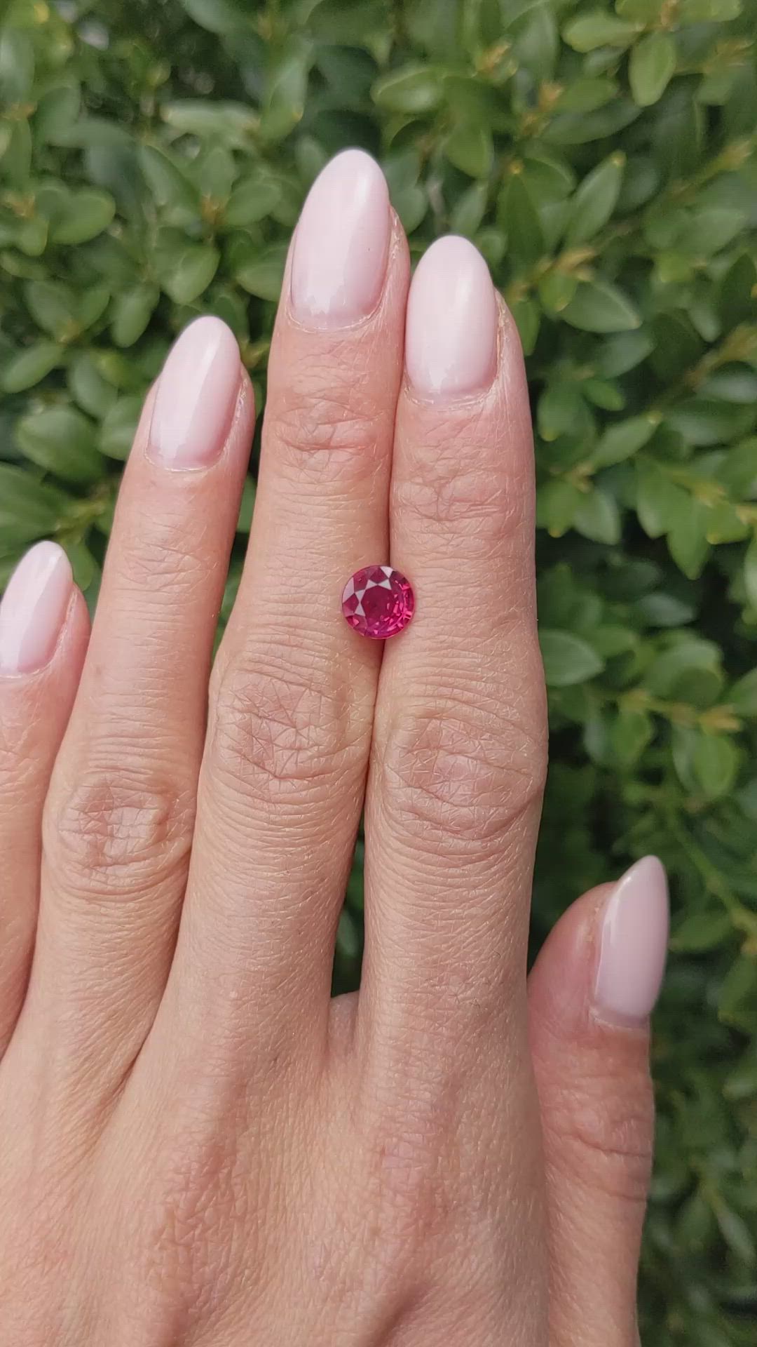 1.38 Ct. Ruby from Mozambique Size Video