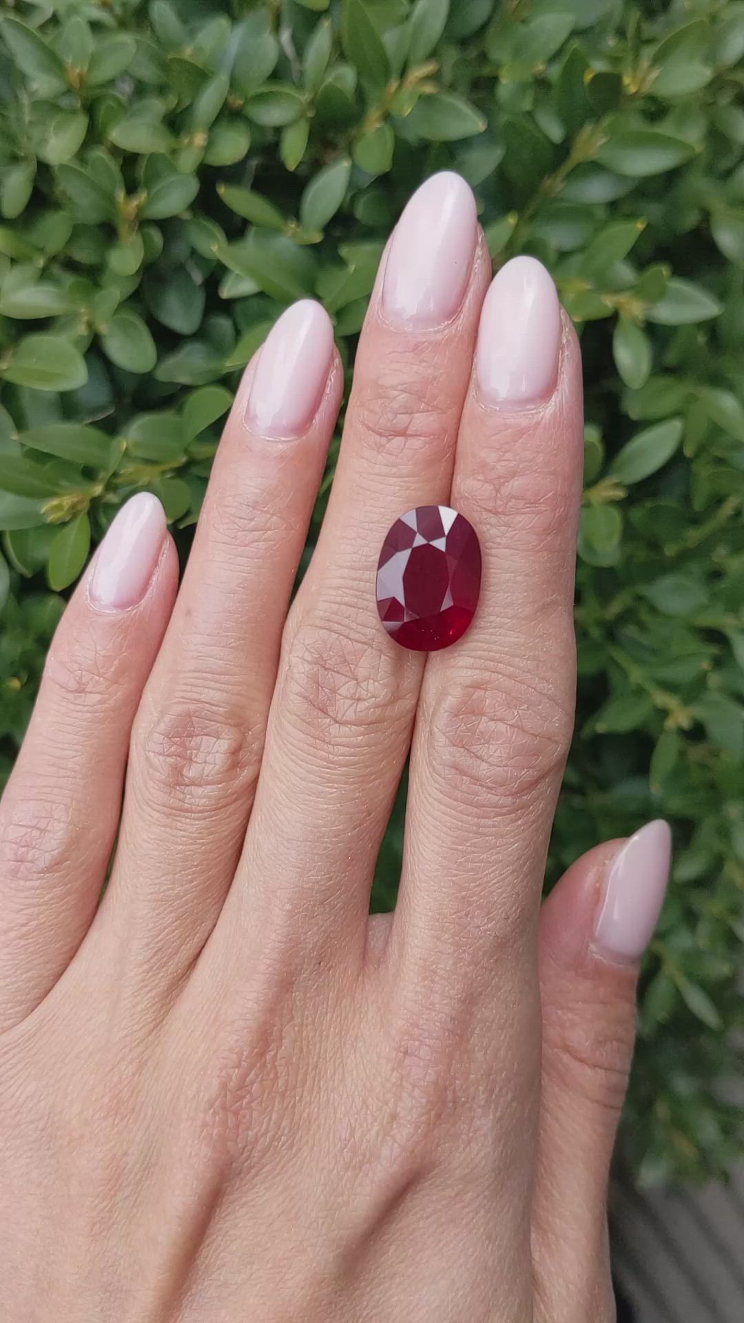 11.06 Ct. Ruby from Burma (Myanmar) Size Video
