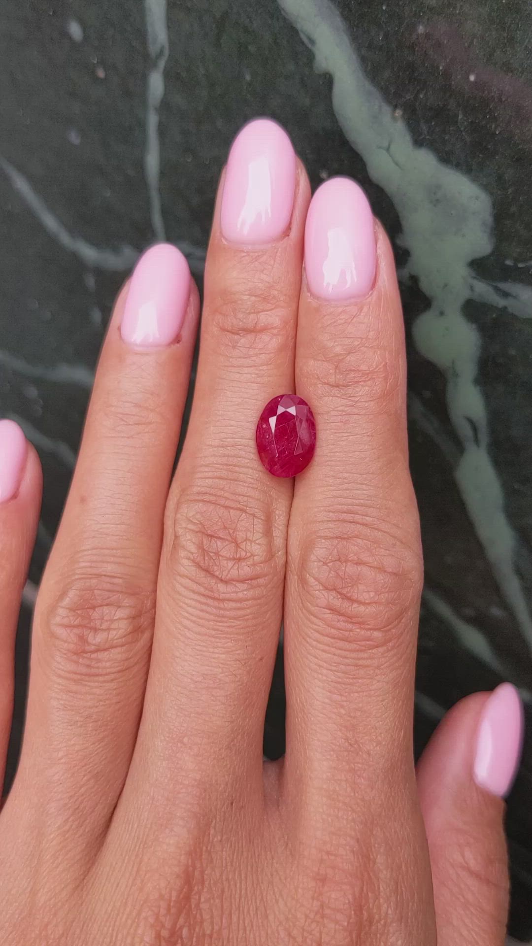 3.38 Ct. Ruby from Burma (Myanmar) Size Video