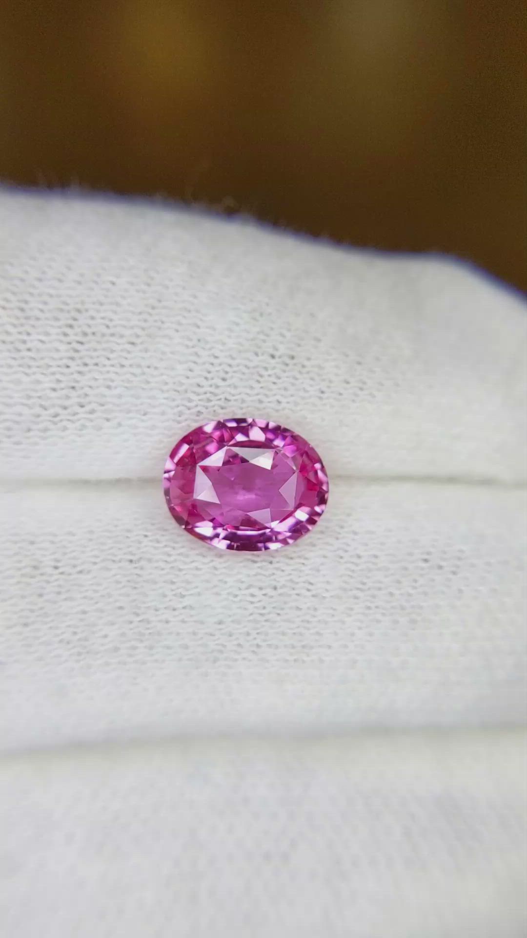 2.00 Ct. Ruby from Ceylon (Sri Lanka) Size Video