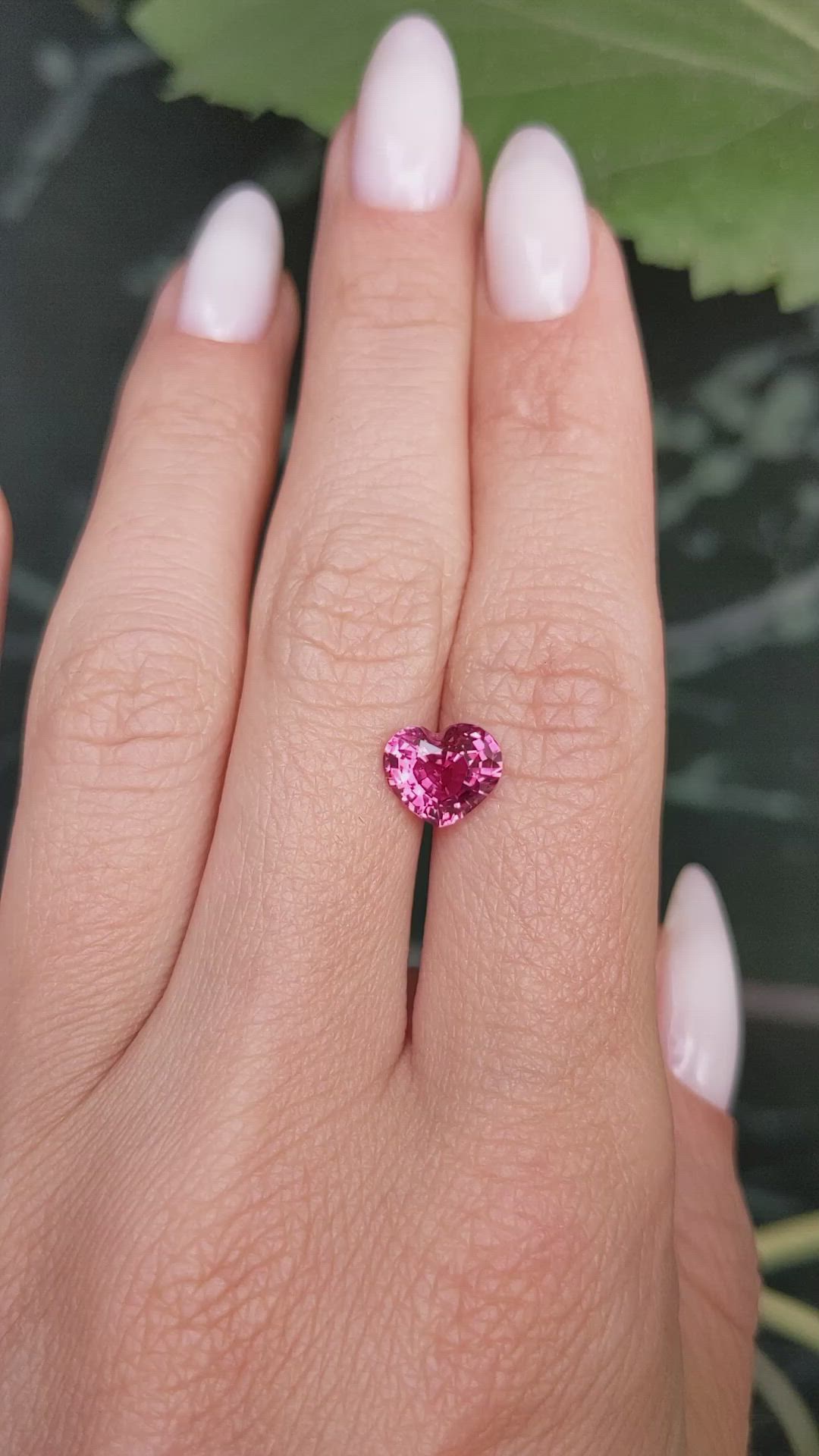 2.11 Ct. Pinkish Red Ruby from Mozambique Size Video