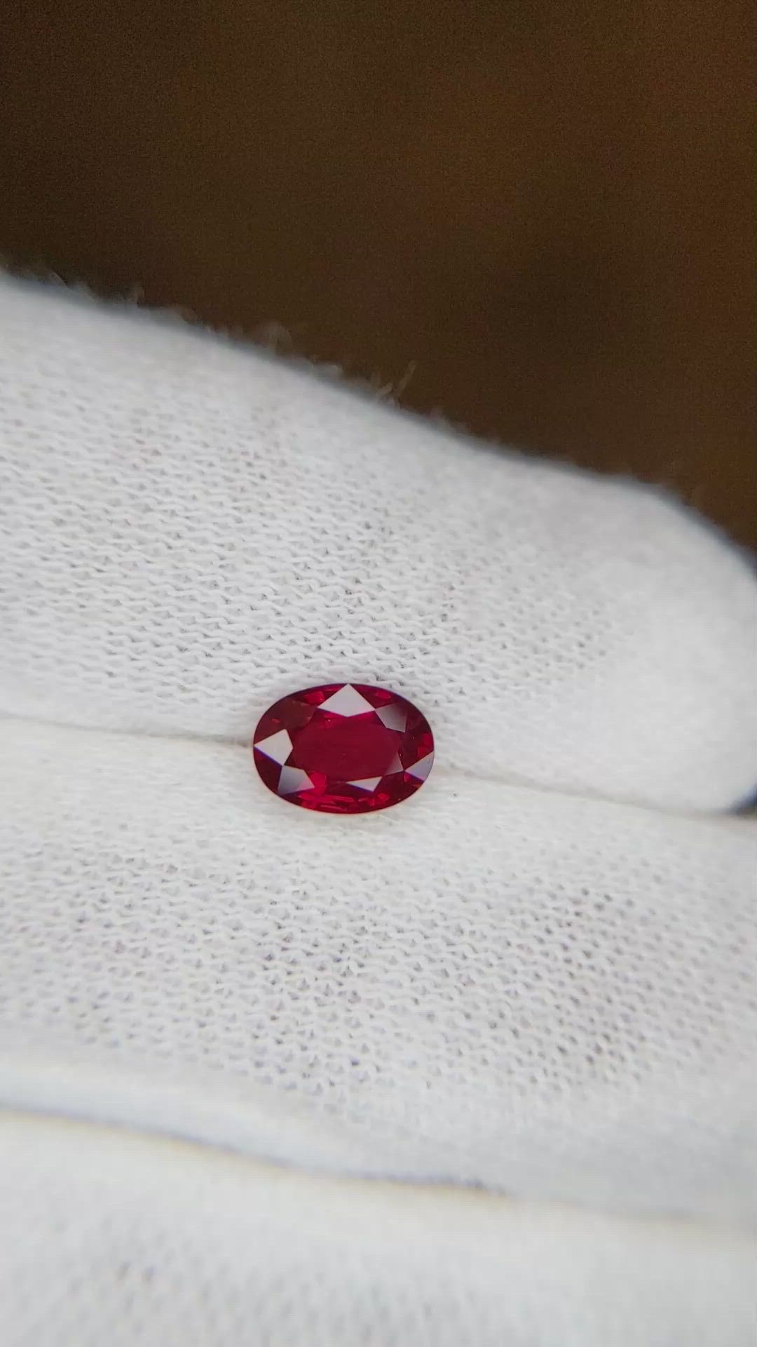 0.95 Ct. Ruby from Mozambique Size Video