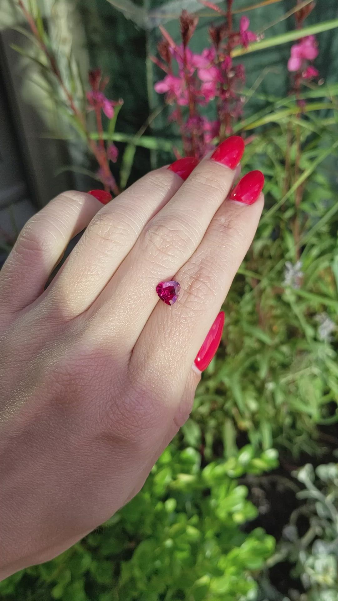 1.09 Ct. Ruby from Mozambique Size Video