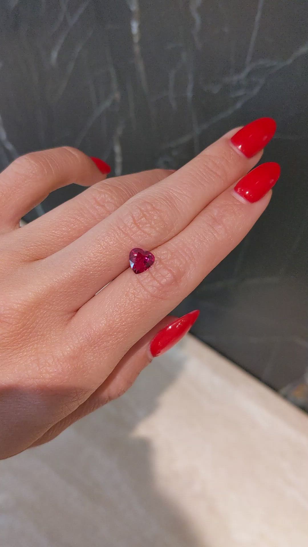 1.09 Ct. Ruby from Mozambique Size Video