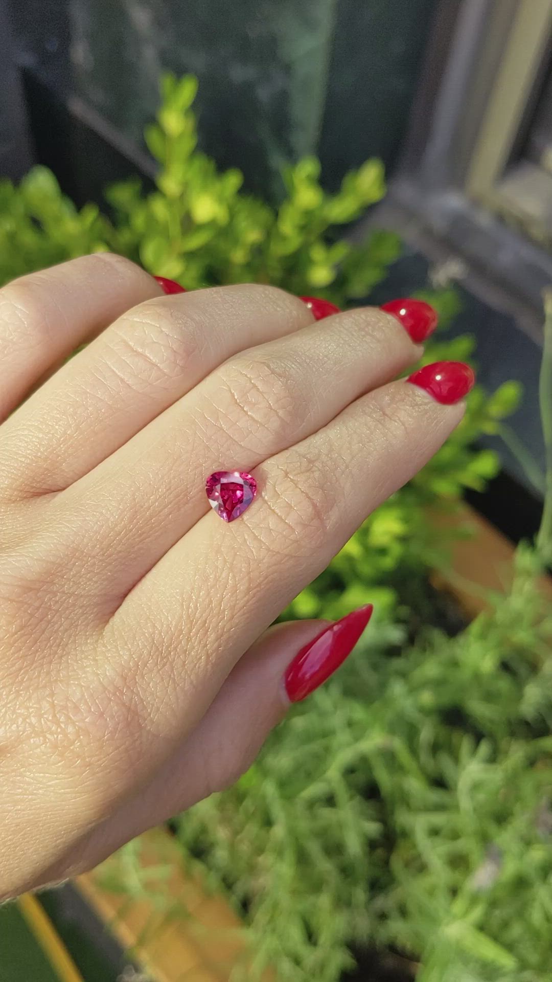 1.09 Ct. Ruby from Mozambique Size Video
