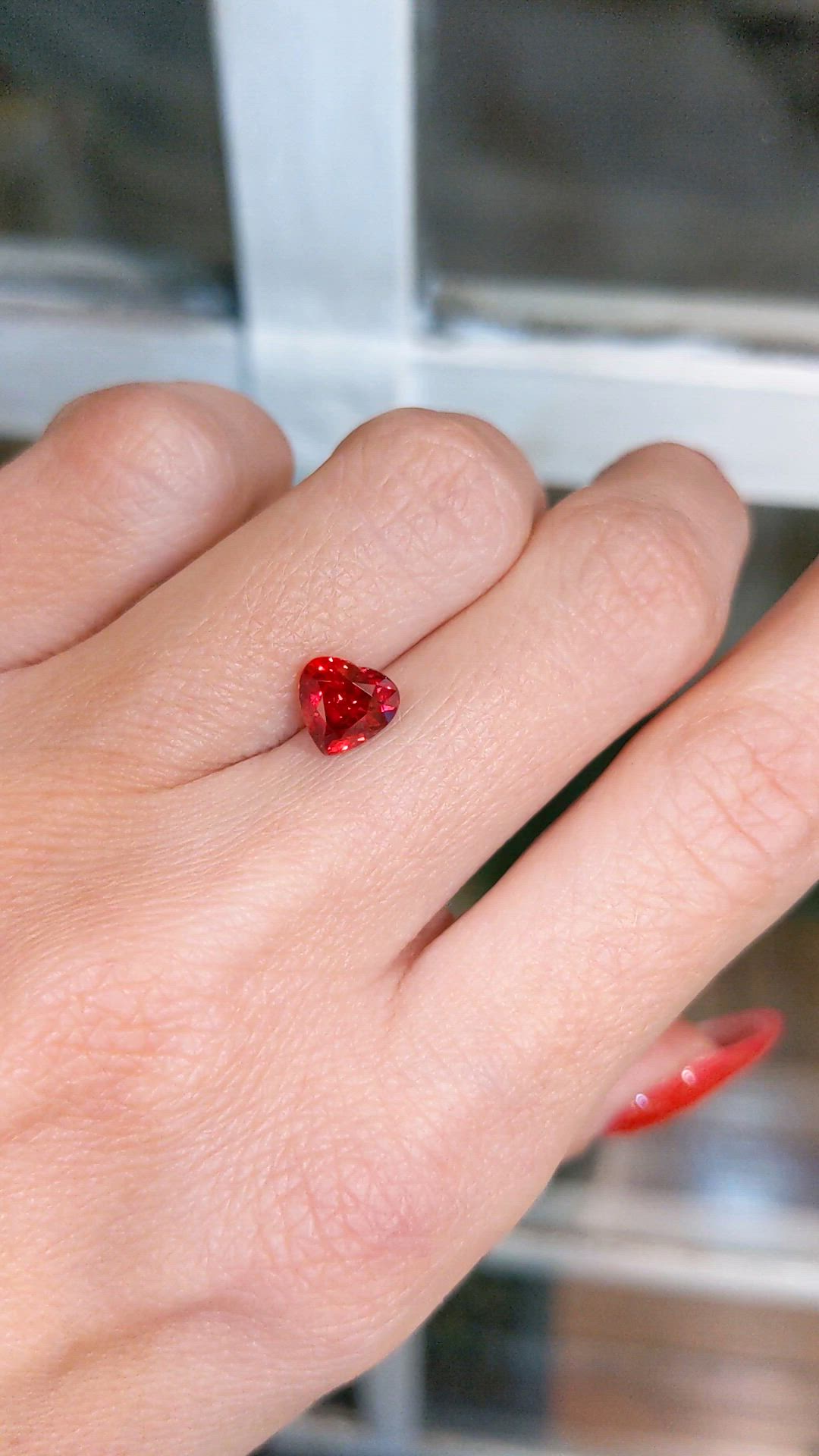 1.51 Ct. Ruby from Mozambique Size Video