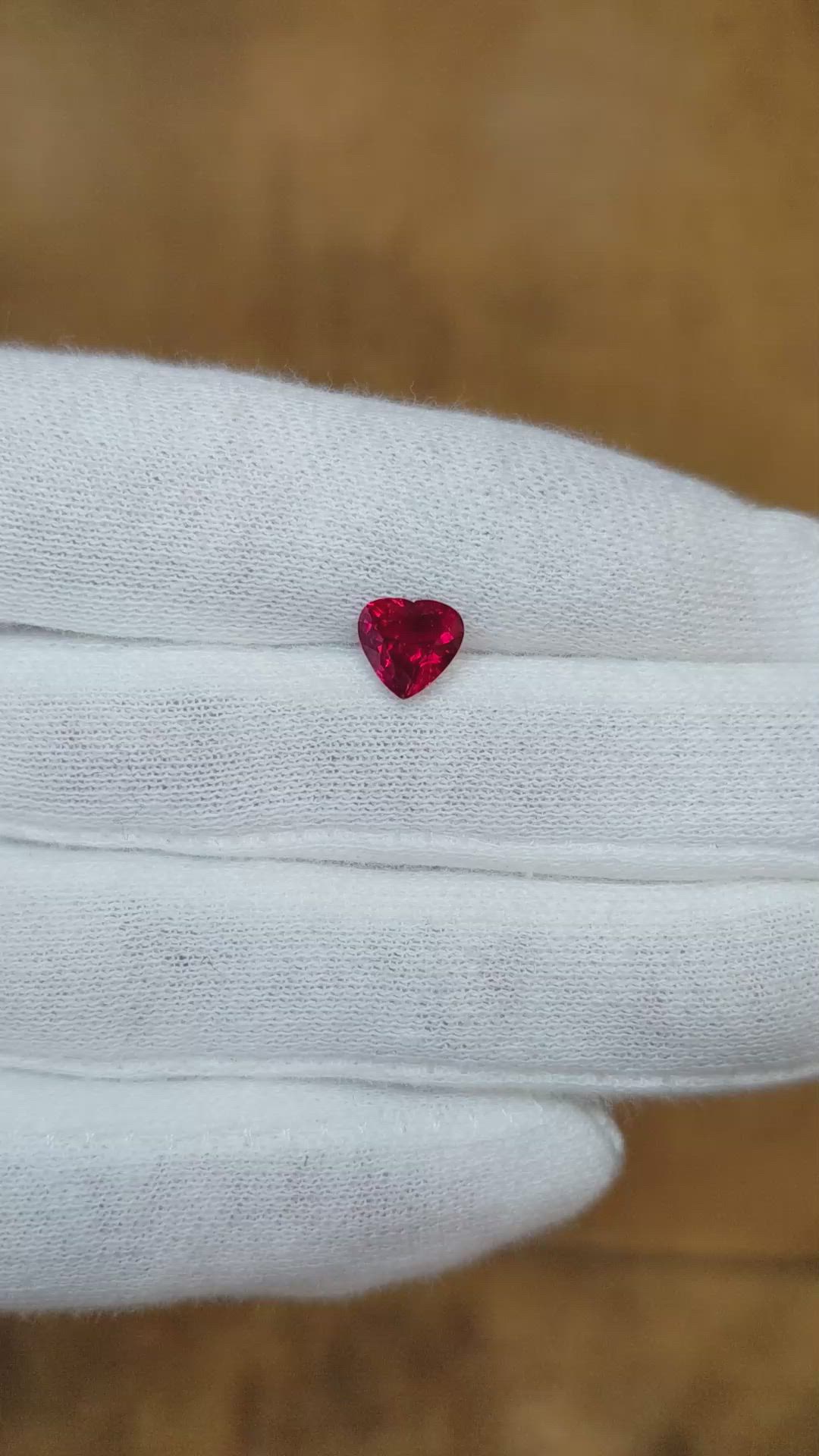 1.51 Ct. Ruby from Mozambique Size Video