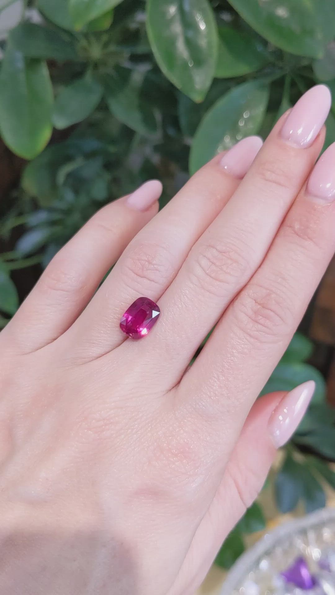 4.04 Ct. Ruby from Mozambique Size Video