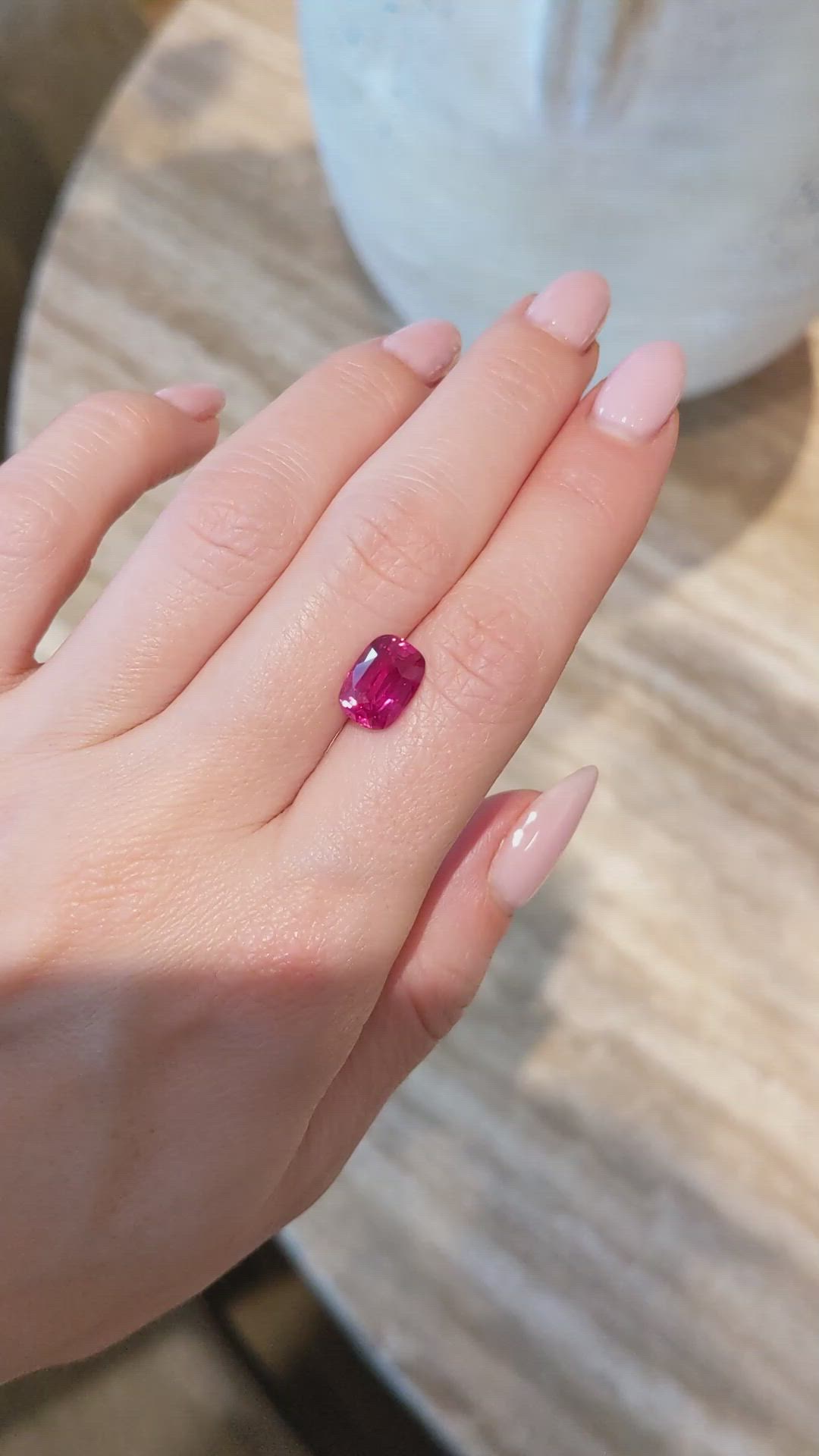 4.04 Ct. Ruby from Mozambique Size Video