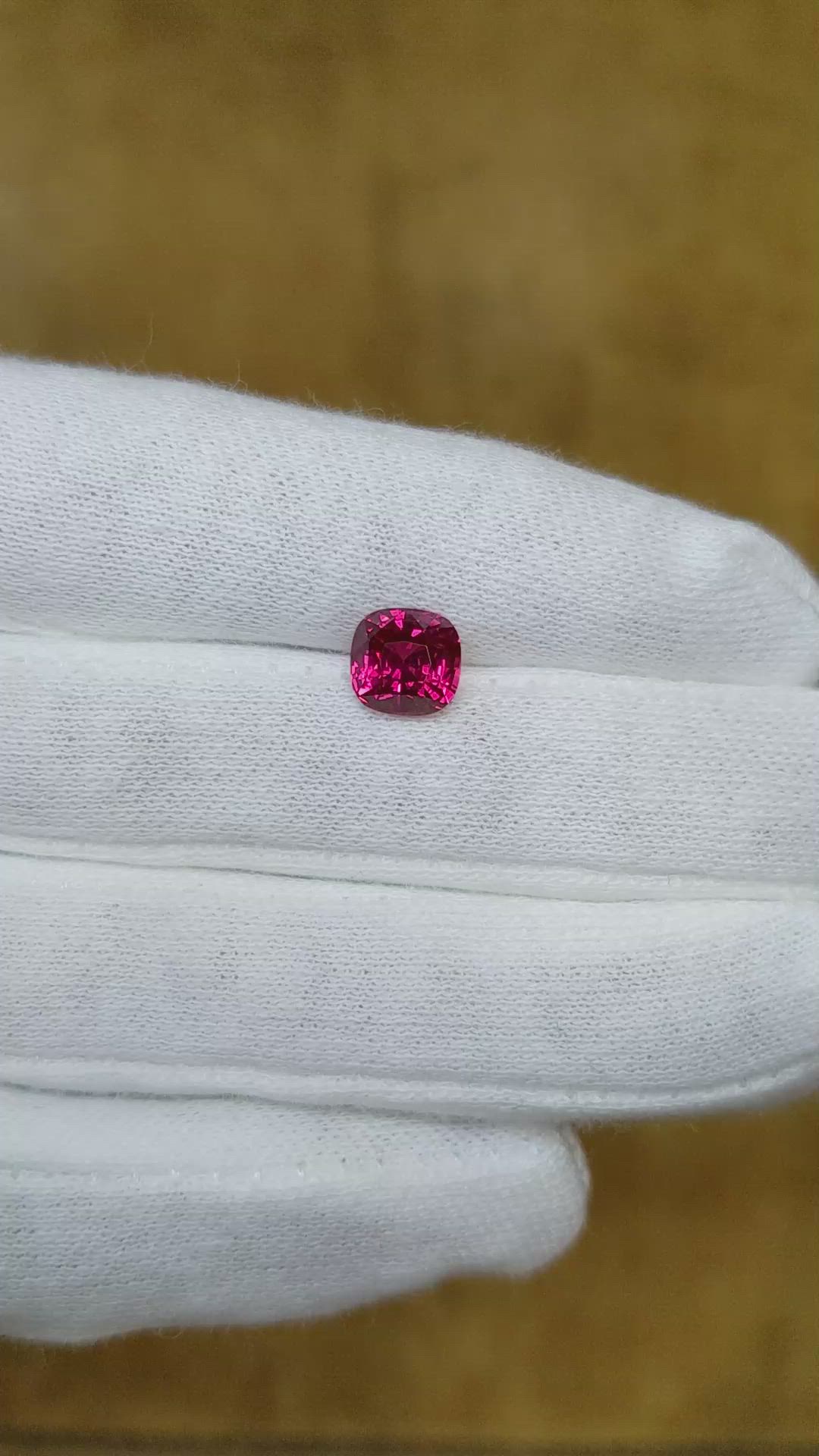 2.23 Ct. Pinkish Red Ruby from Mozambique Size Video