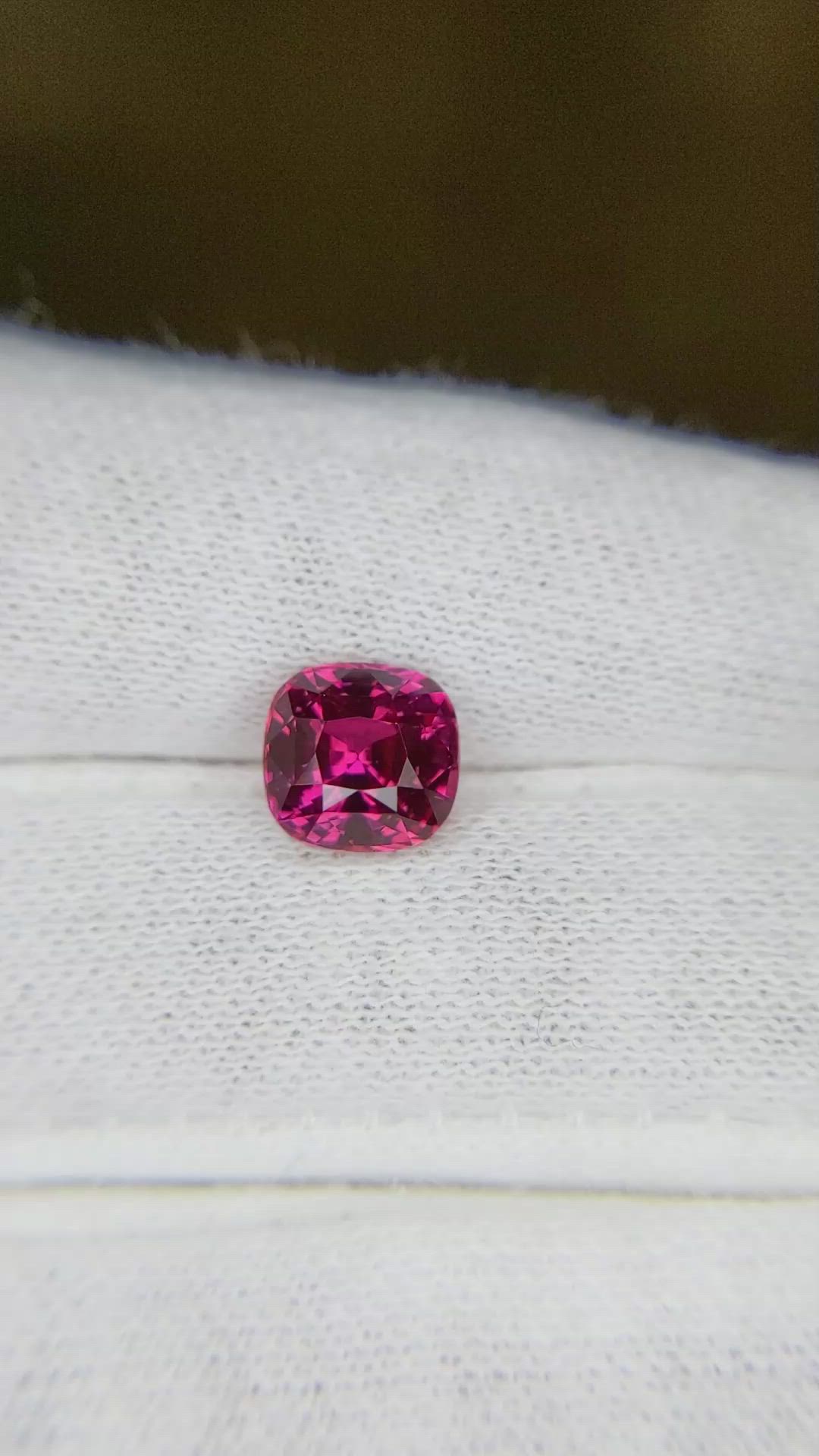 2.23 Ct. Pinkish Red Ruby from Mozambique Size Video