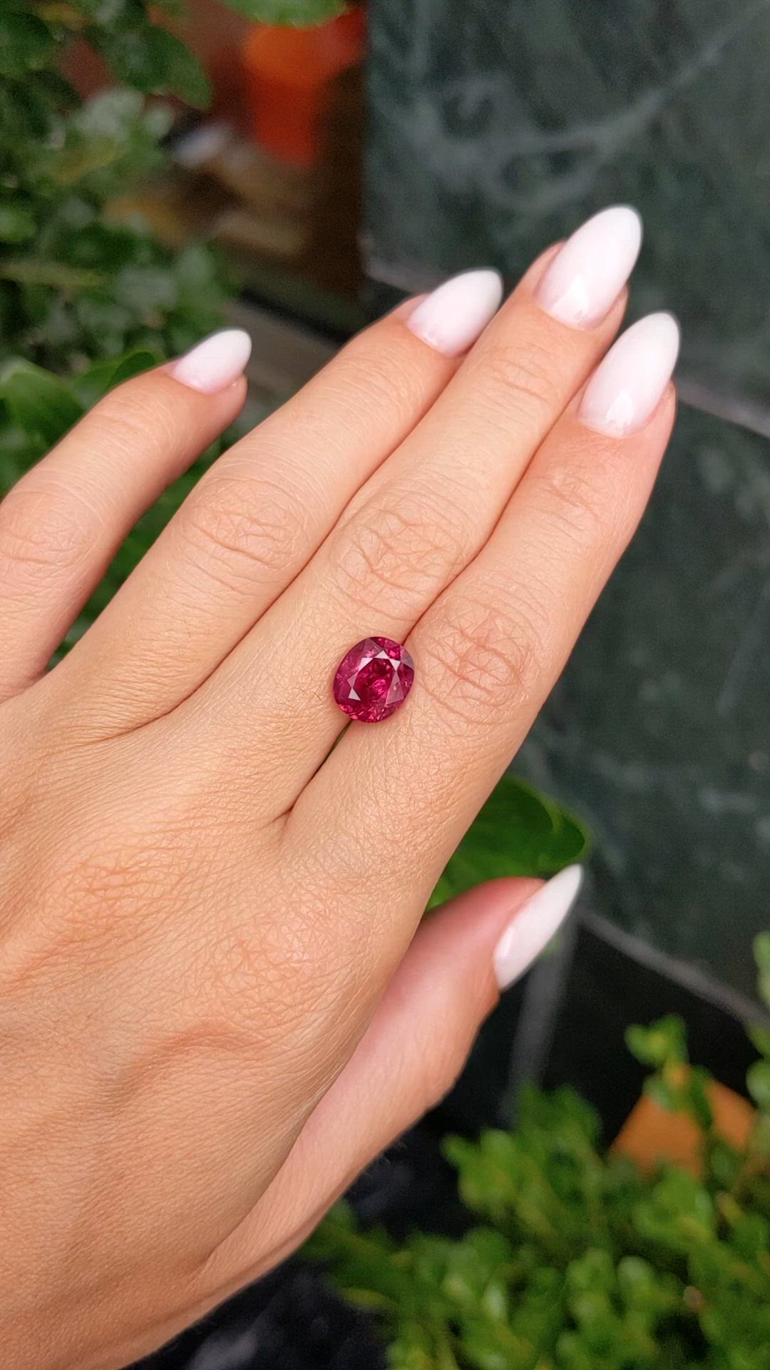 4.11 Ct. Ruby from Mozambique Size Video